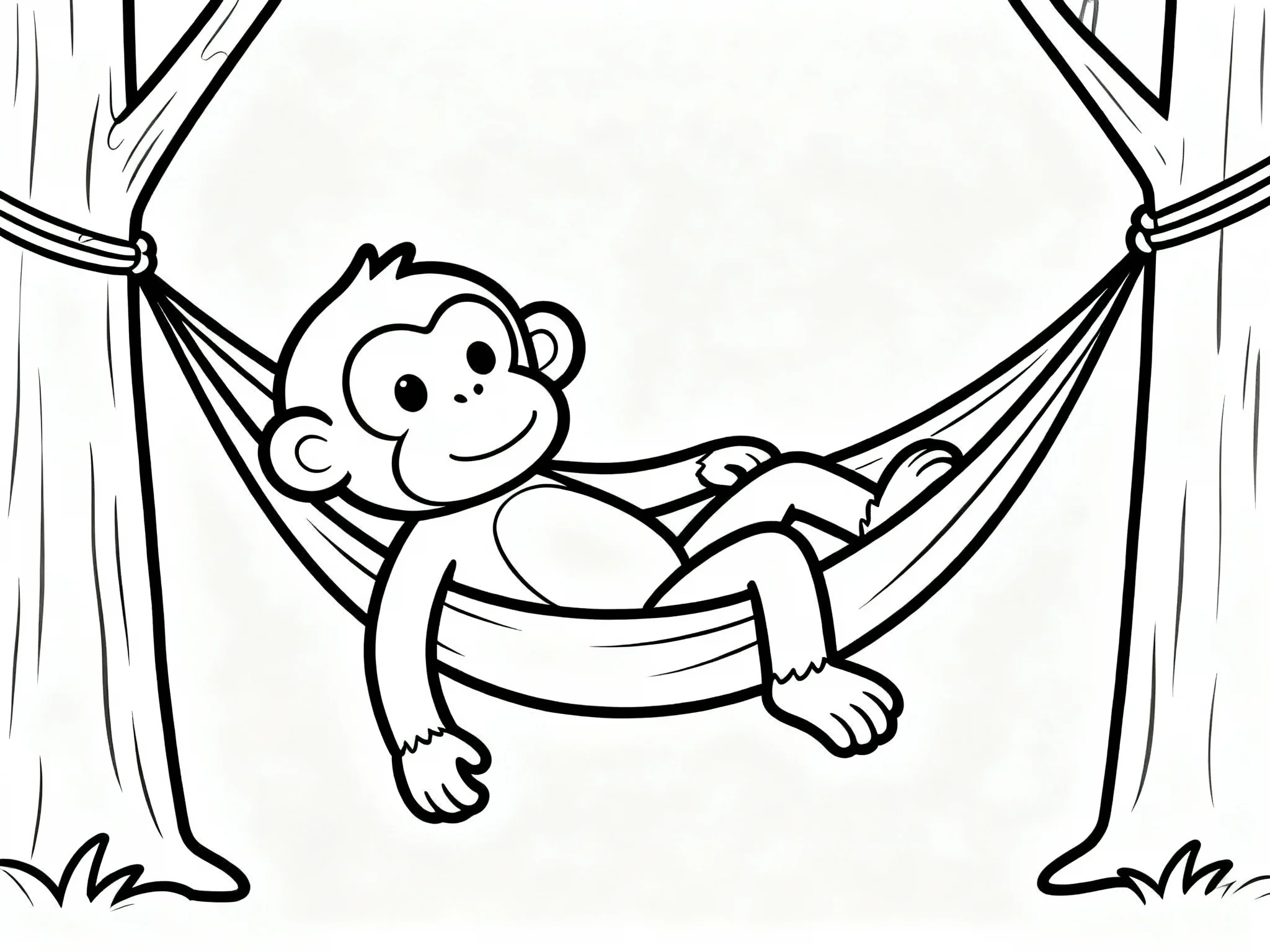 Monkey in Hammock