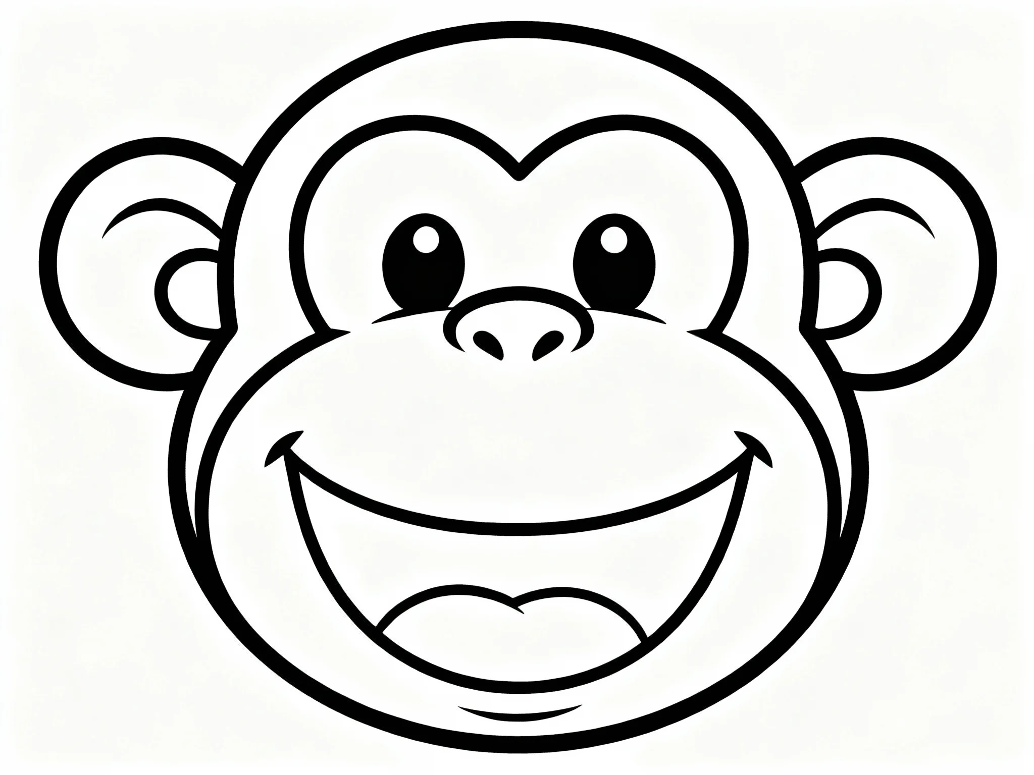 Monkey with Big Smile
