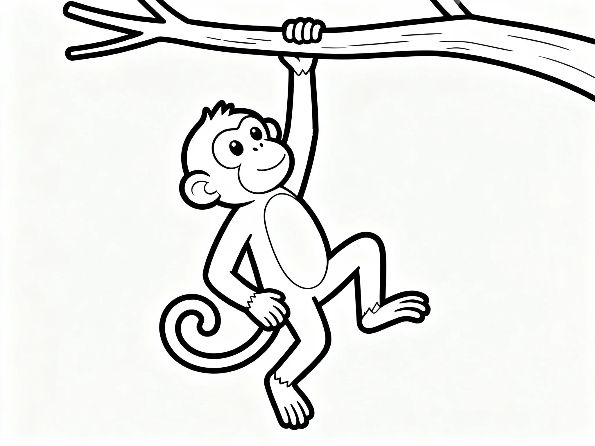 Monkey Reaching High