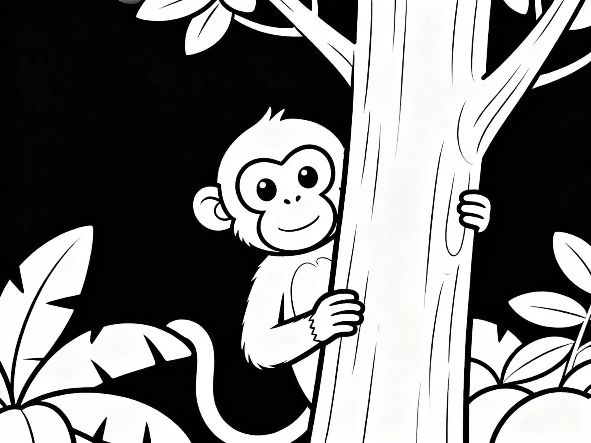 Monkey Looking Around