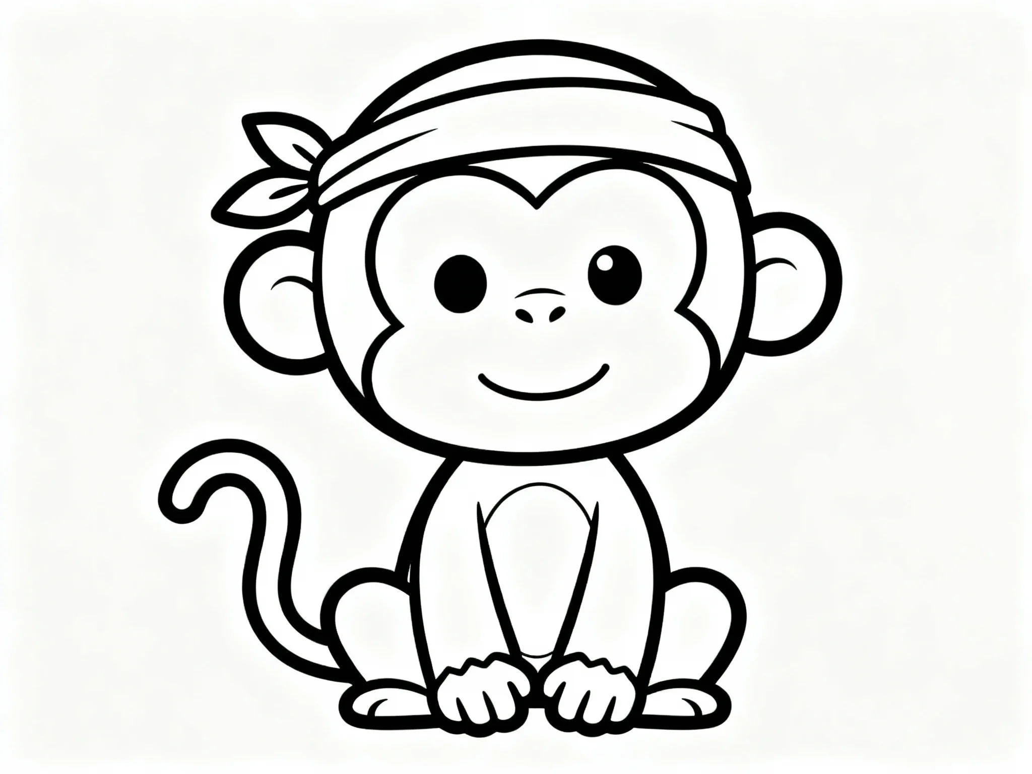 Monkey with Bandana