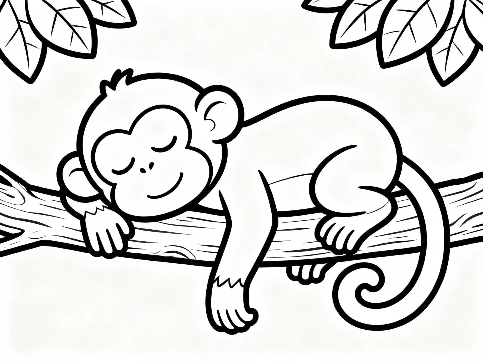 Sleeping Monkey