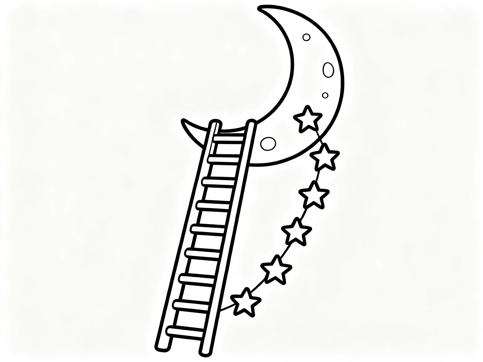 Moon and Ladder