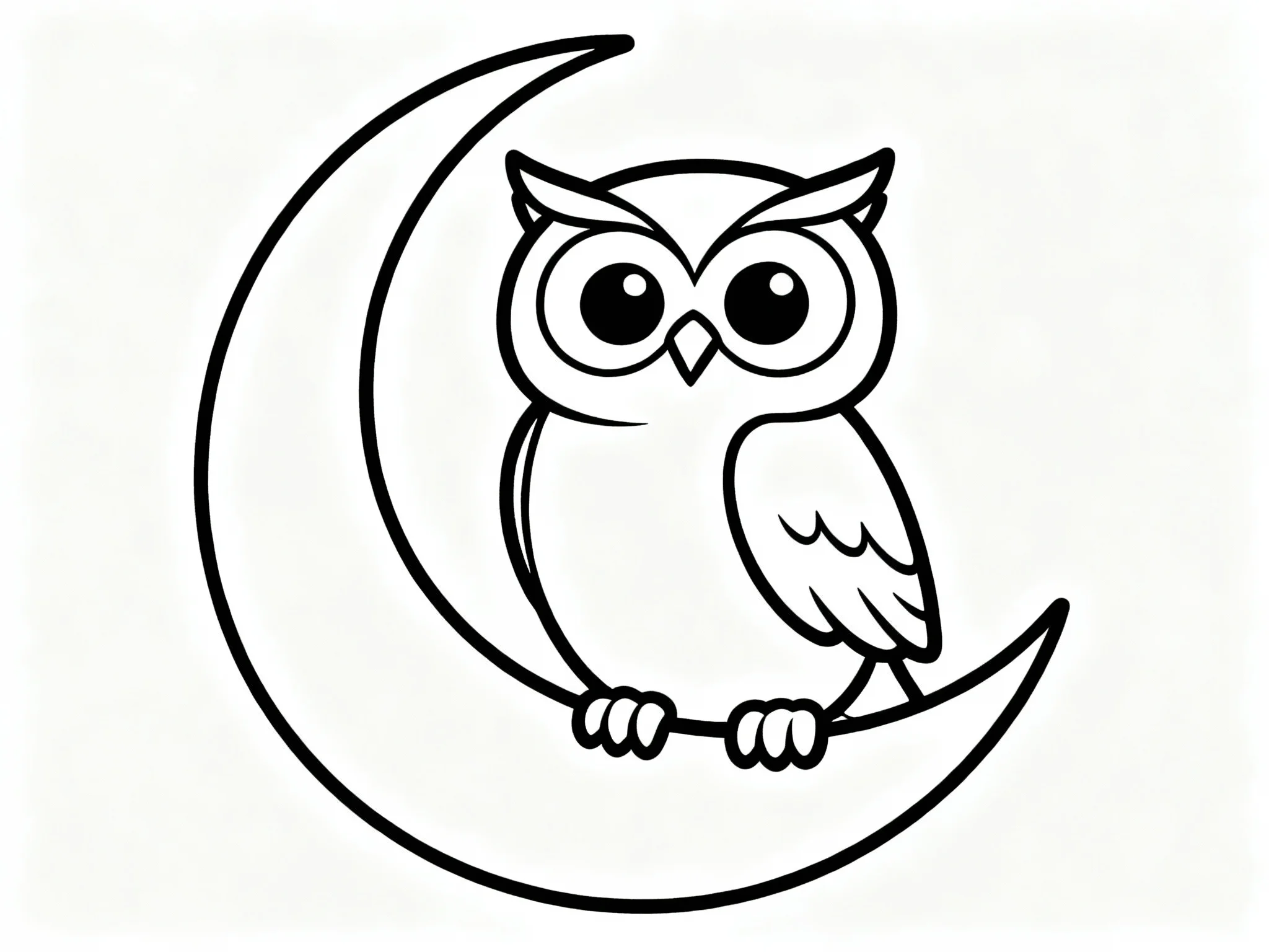 Owl on the Moon