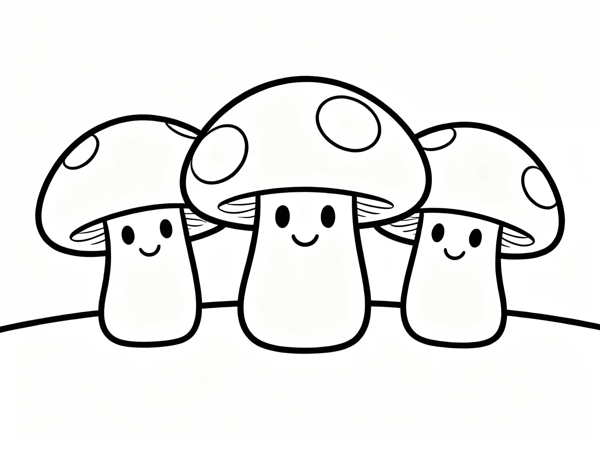 Friendly Mushroom Family