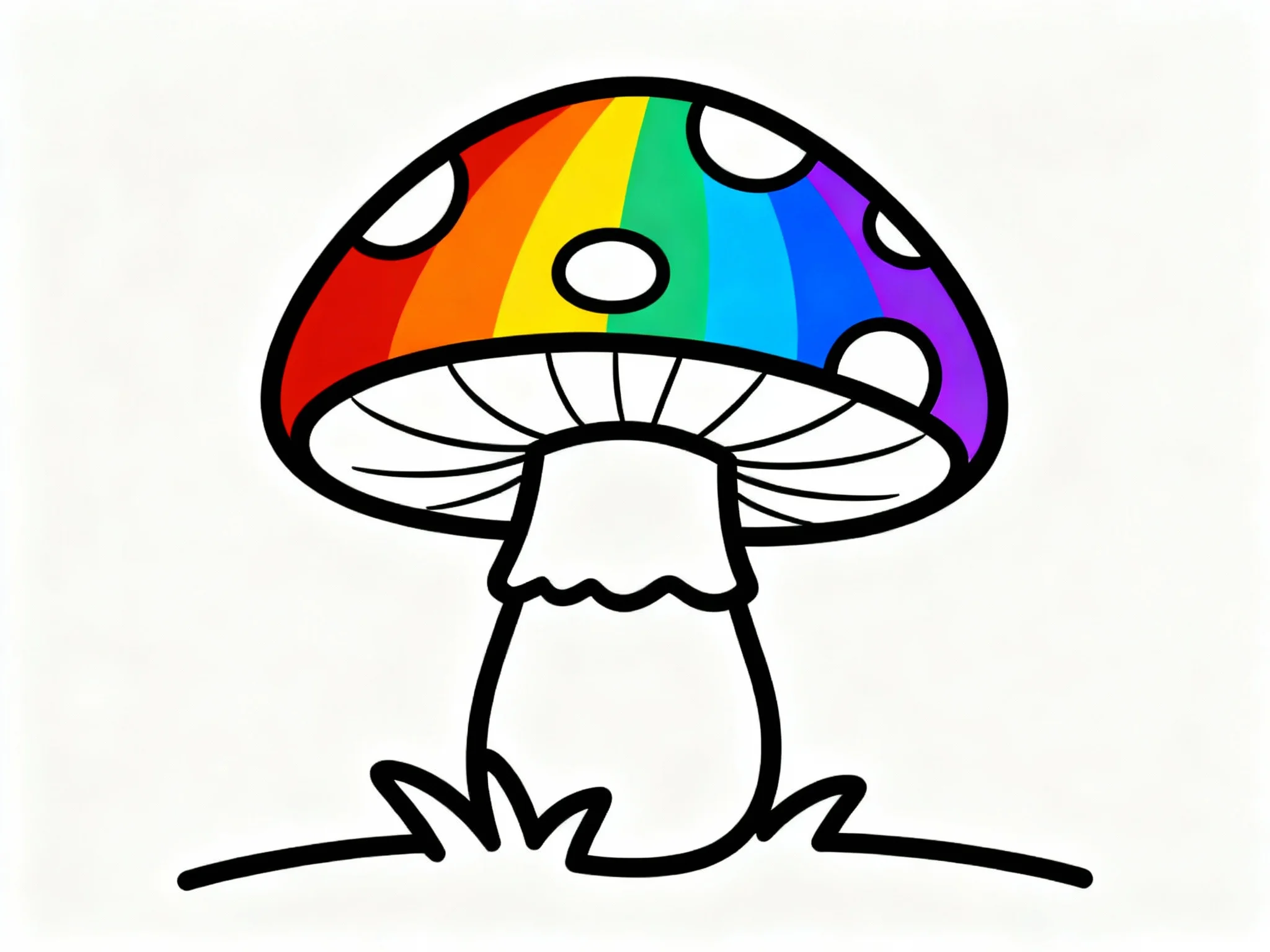Rainbow Mushroom