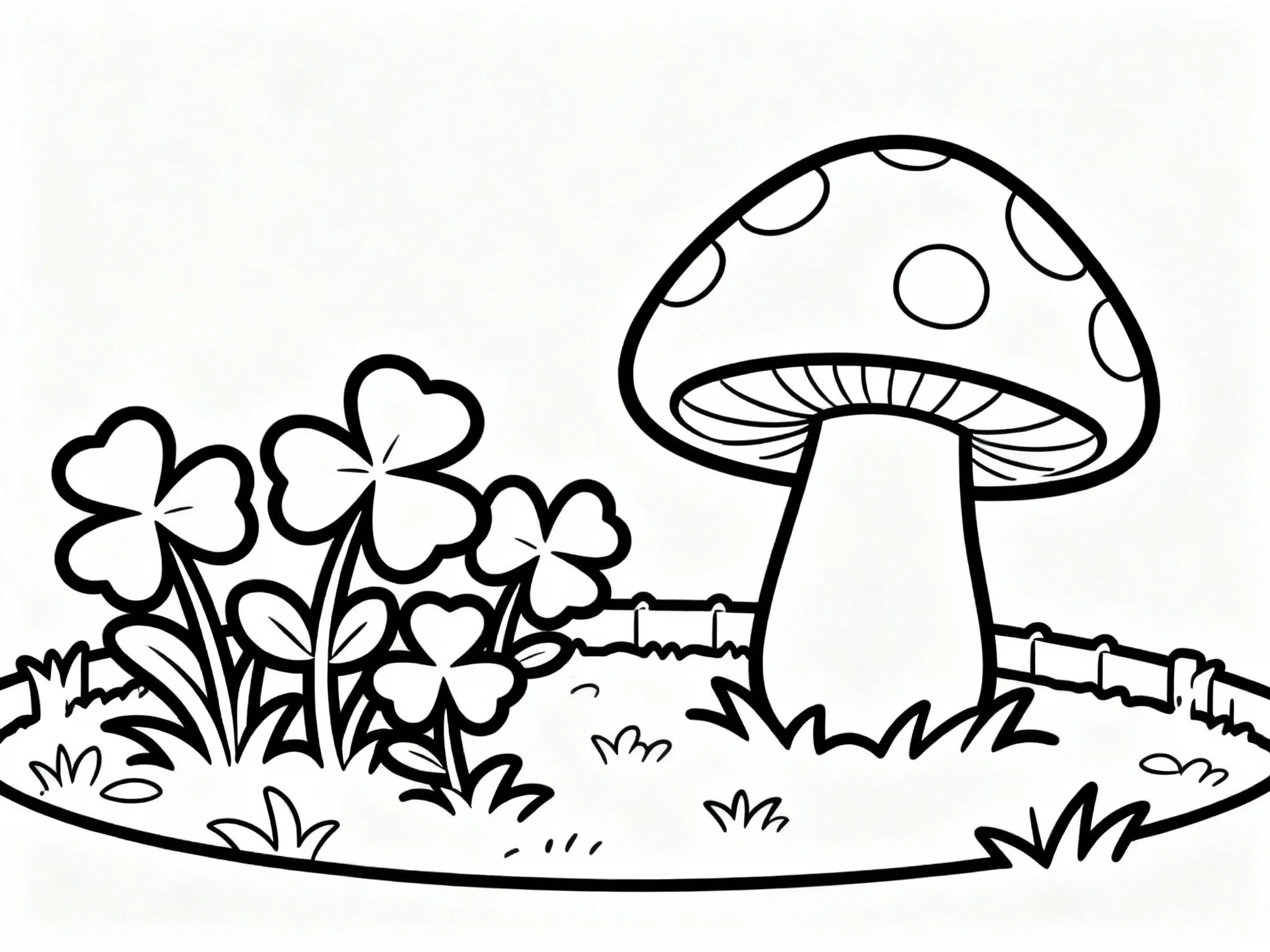 Mushroom and Clover