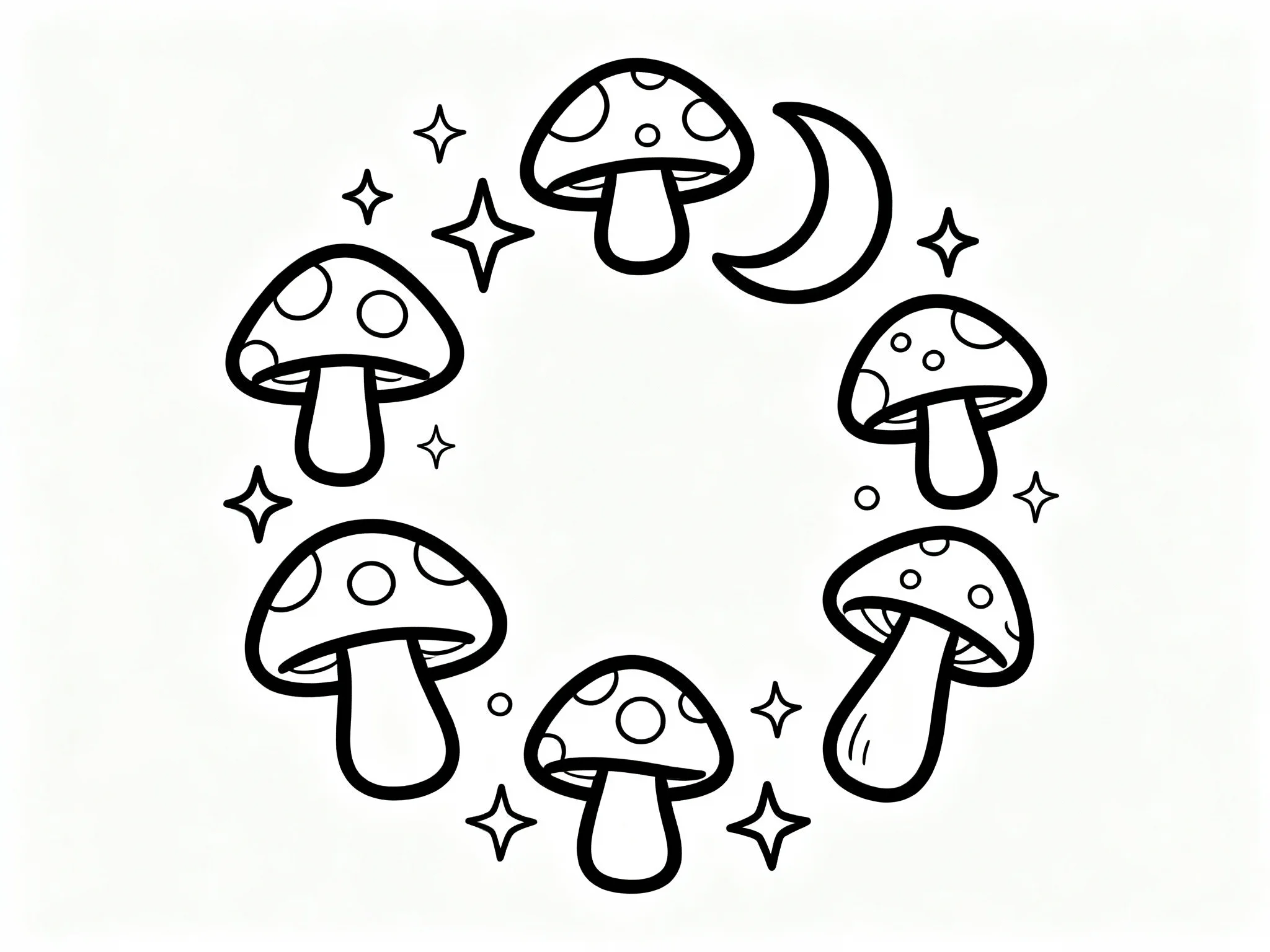 Magical Mushroom Circle