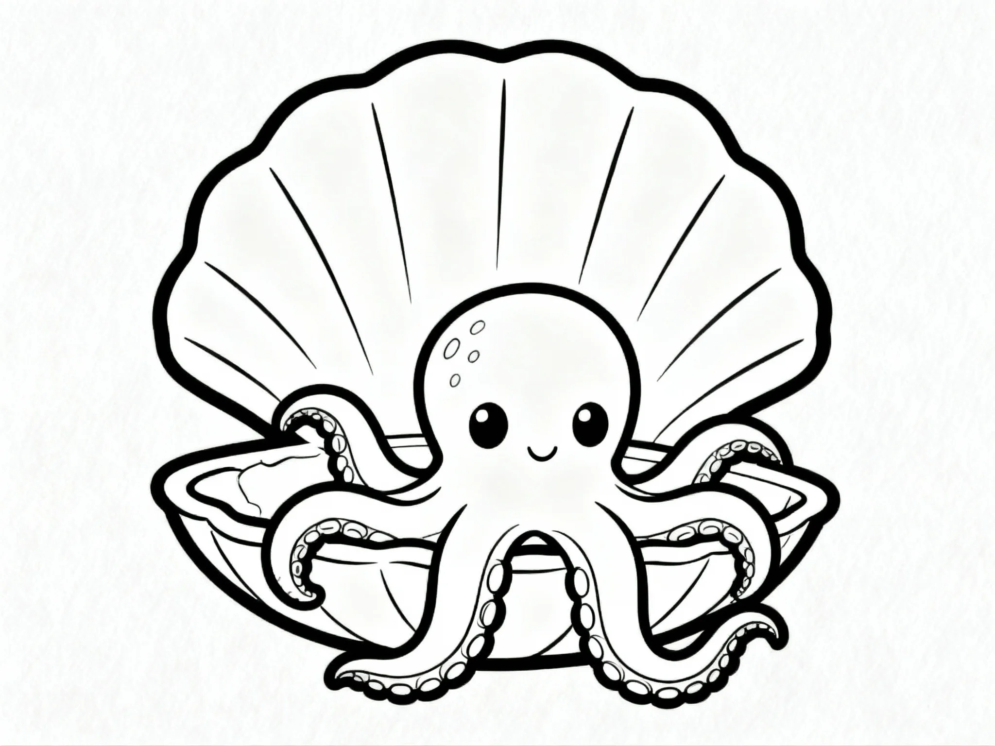 Octopus in a Shell House