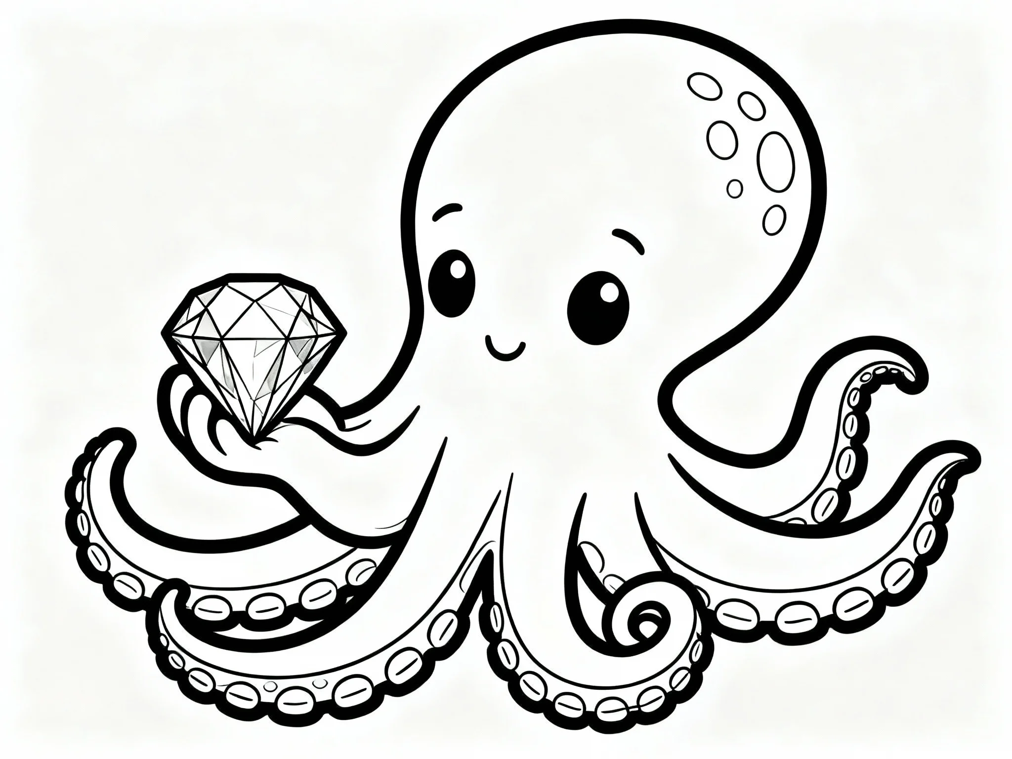 Octopus with Pearl