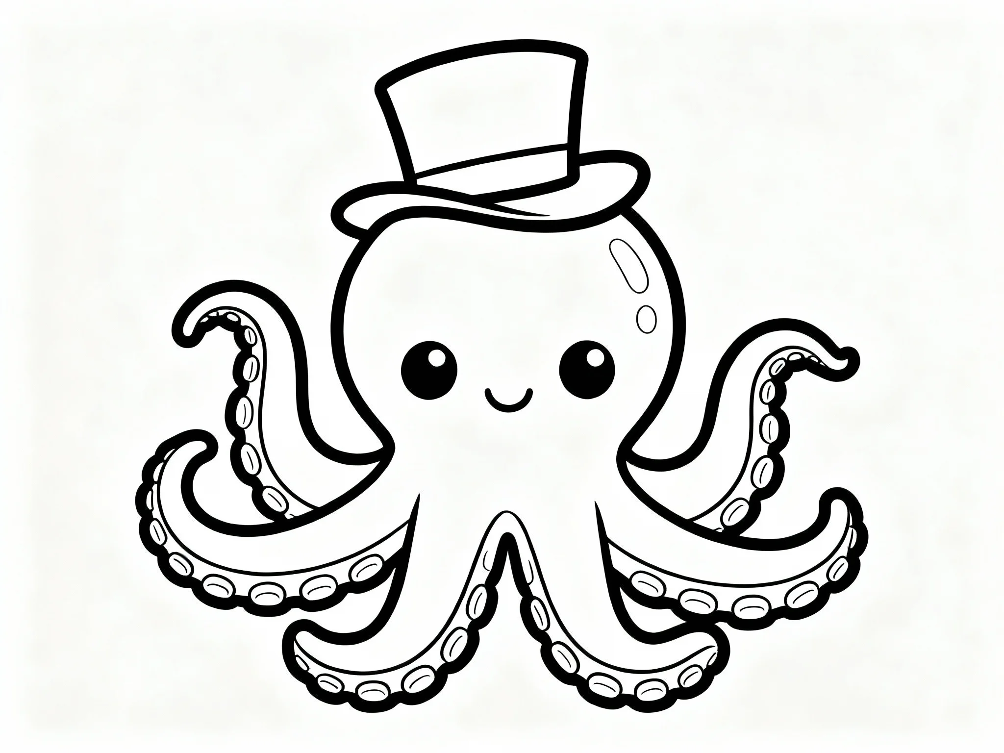 Octopus Wearing Hat