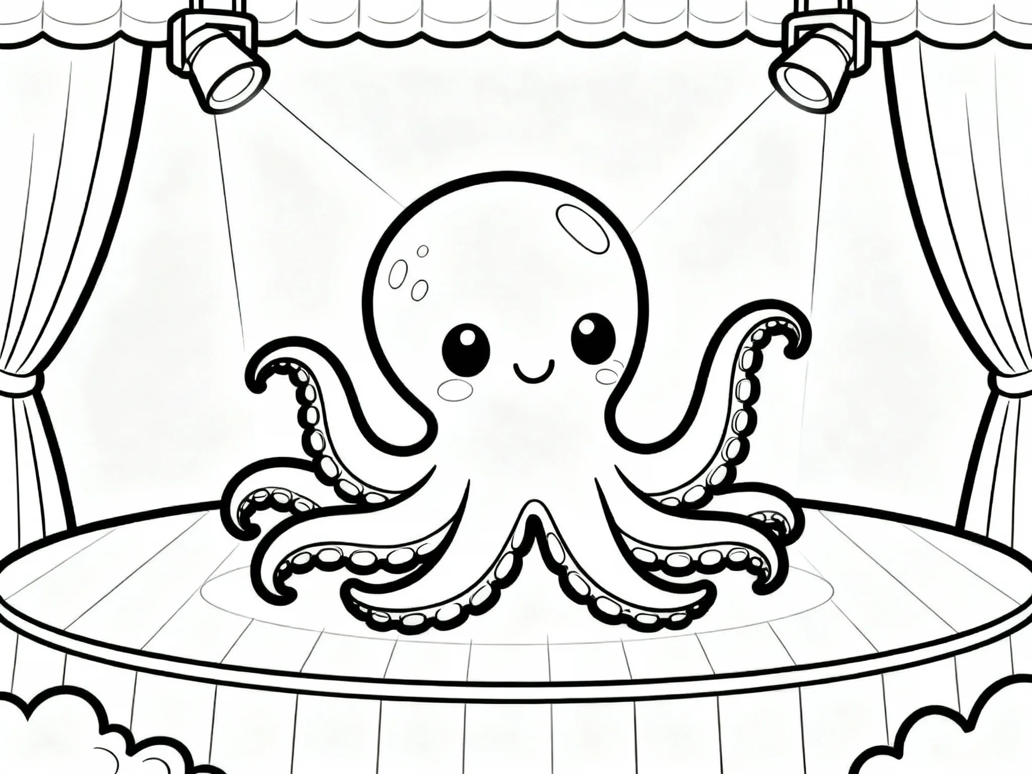 Octopus in Spotlight