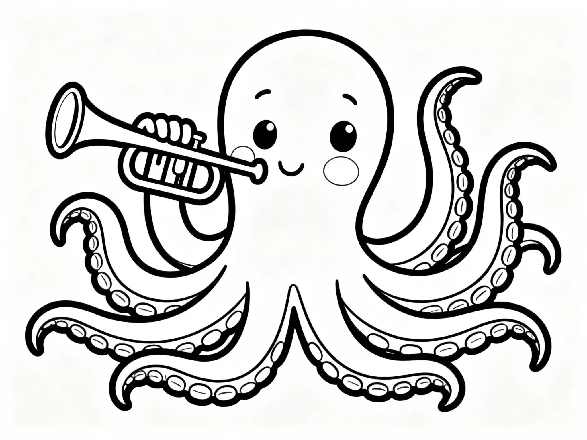 Octopus Playing Music