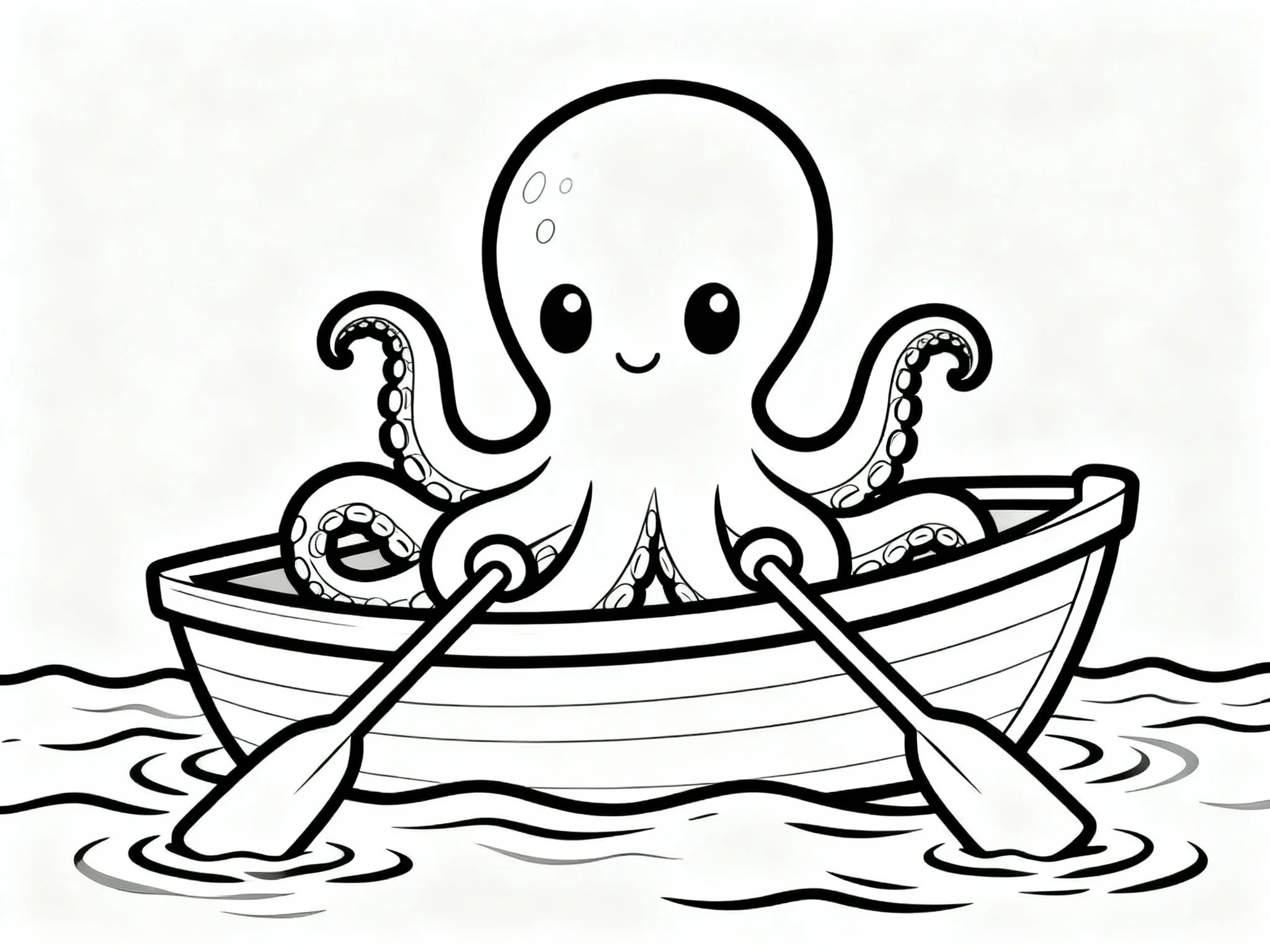 Octopus on a Boat
