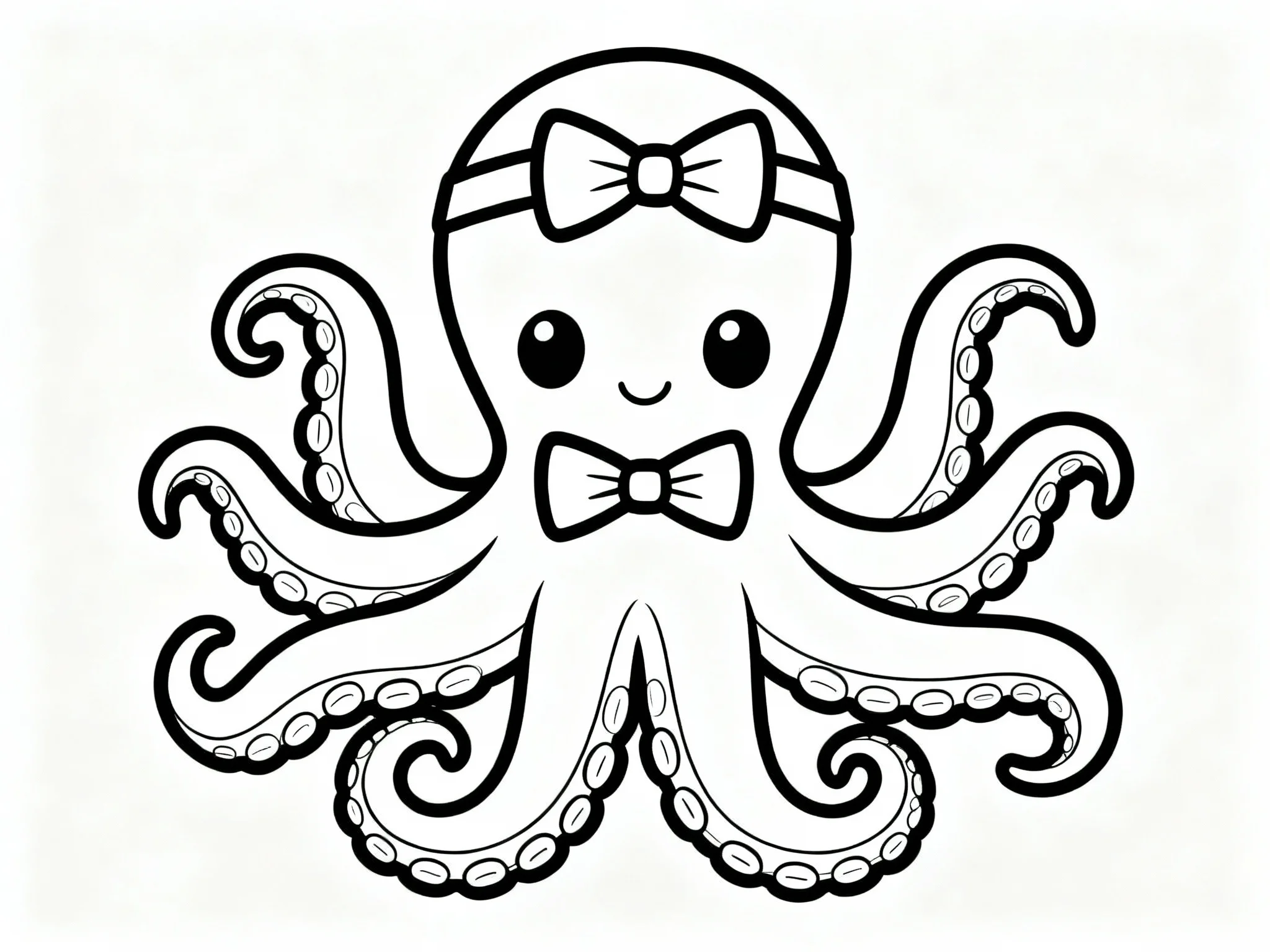 Octopus with Bow Tie