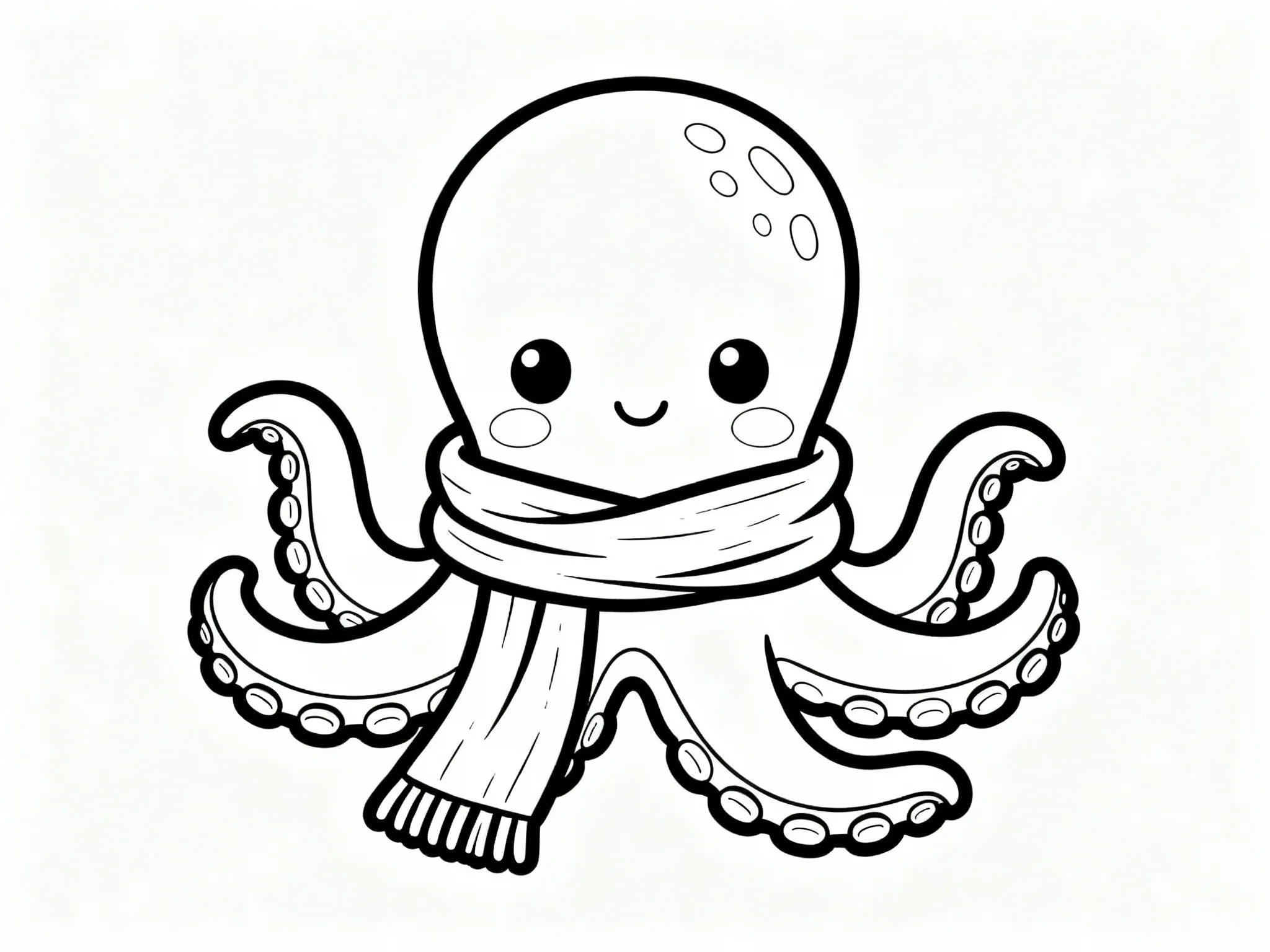 Octopus with Scarf