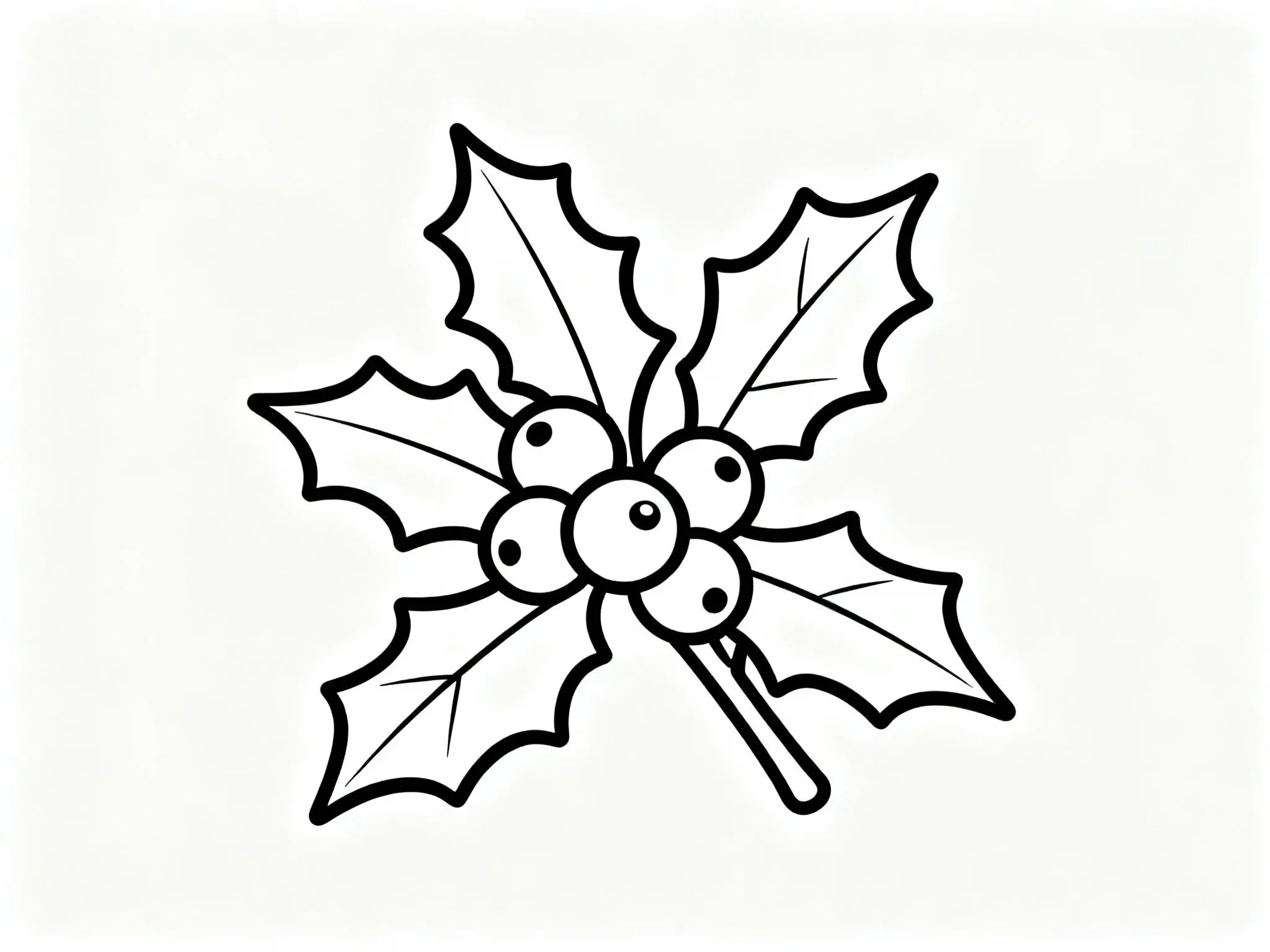 Holly Sprig Ornament