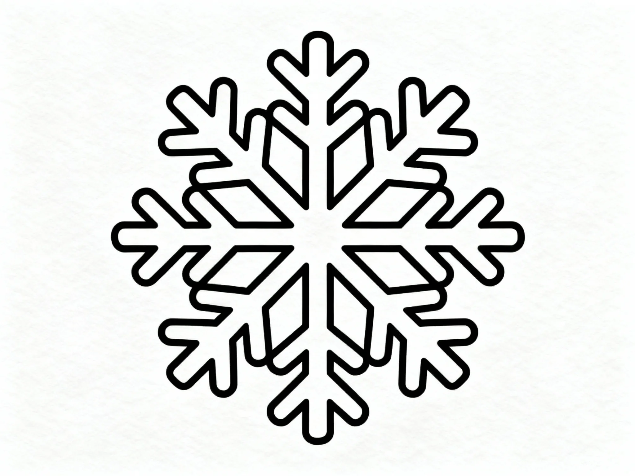 Snowflake Hexagon Ornament