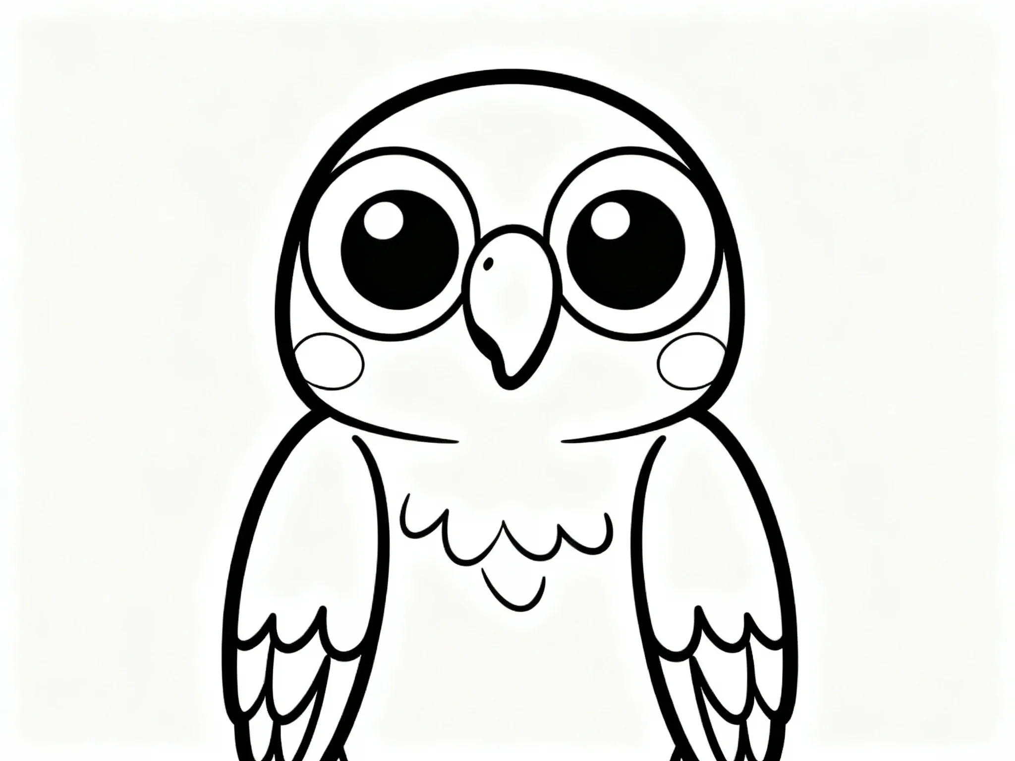 Parrot with Big Eyes