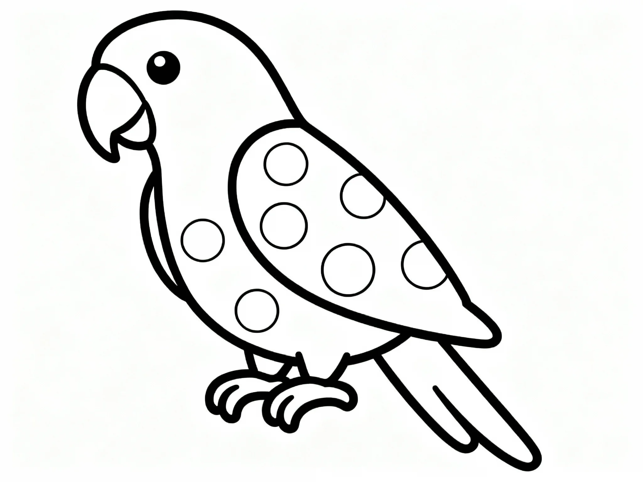 Parrot with Spots