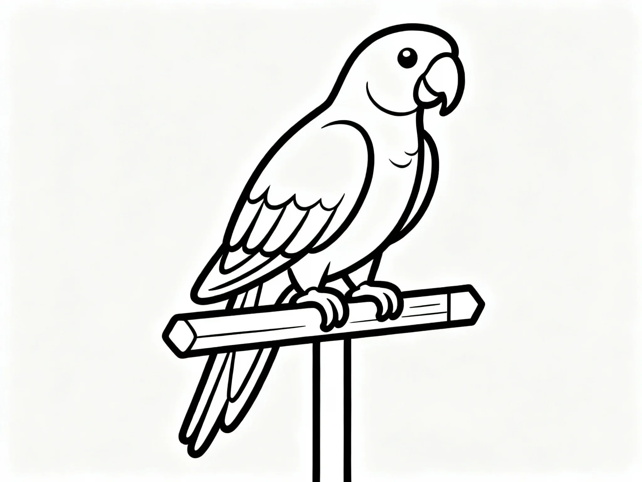 Parrot on a Stick Toy