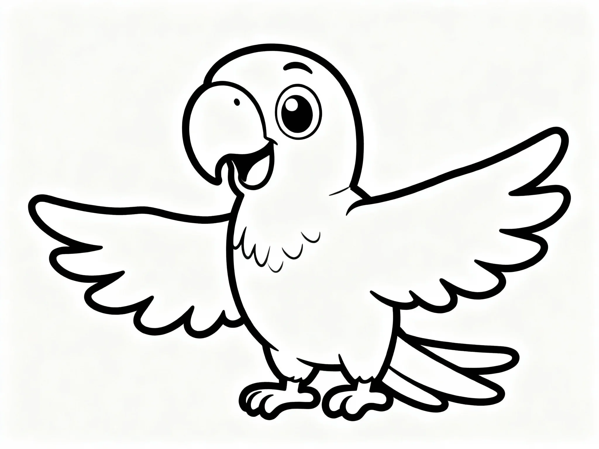 Friendly Parrot Greeting