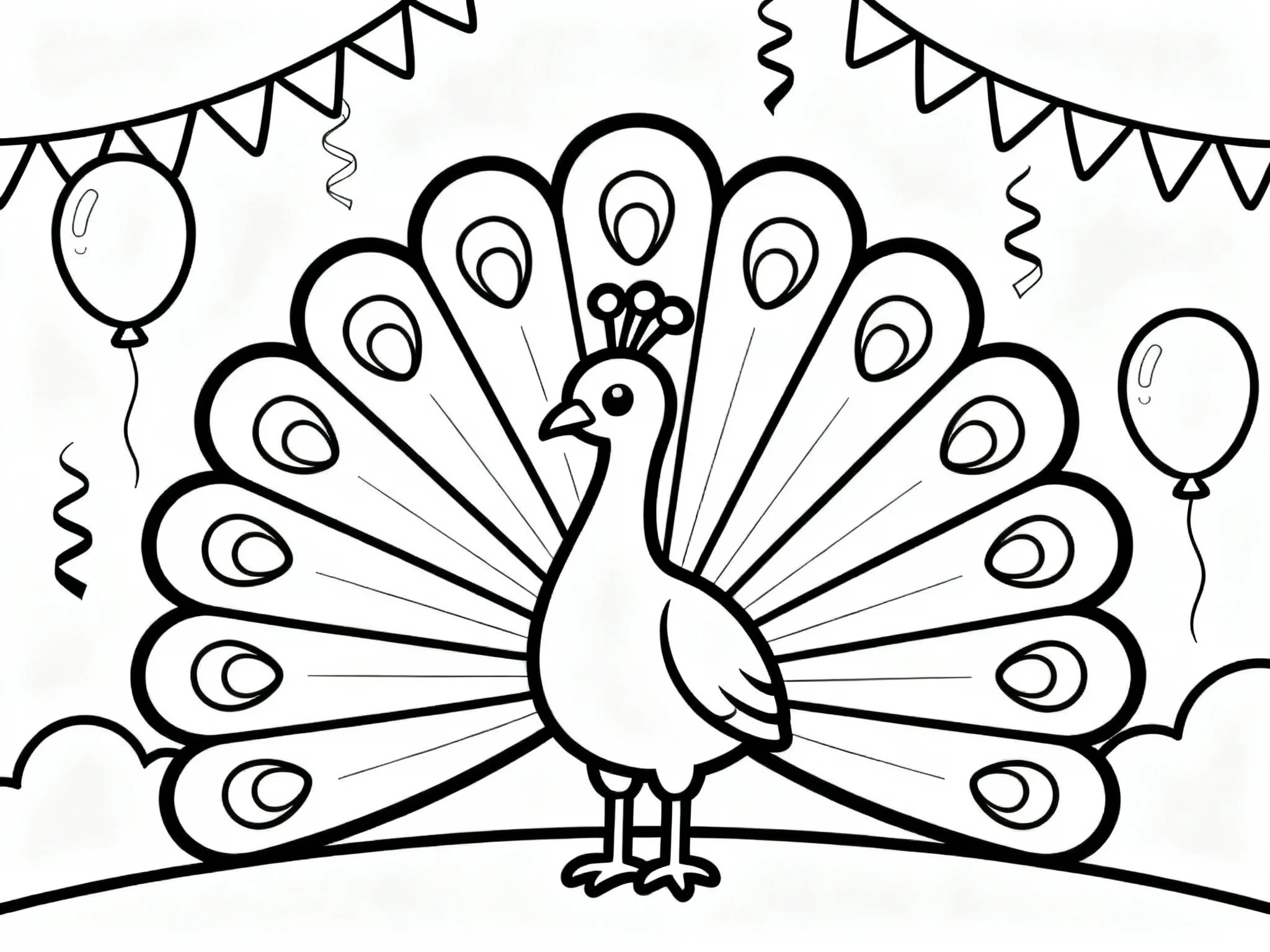 Peacock Birthday Celebration