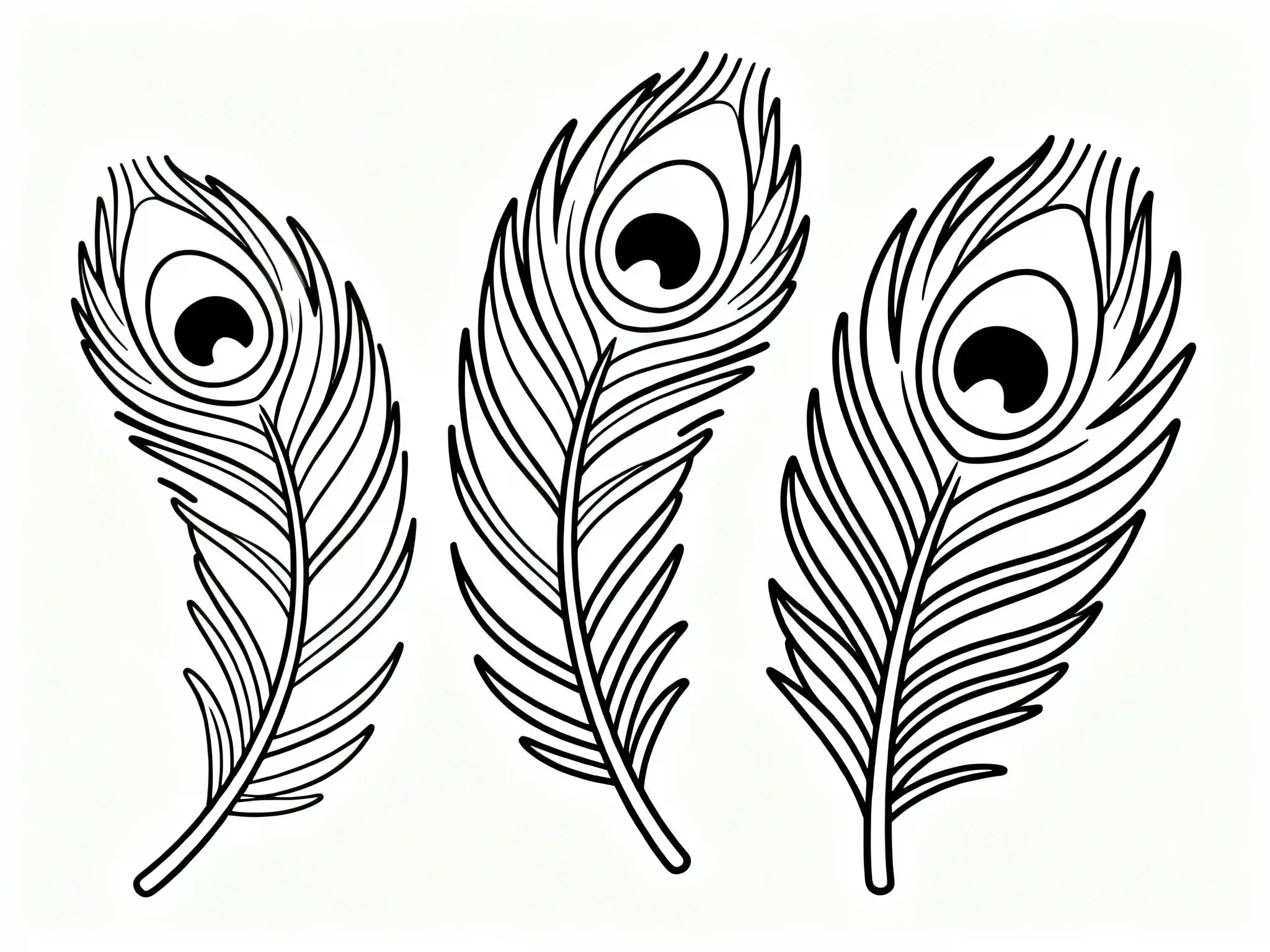 Peacock Feather Close-Up