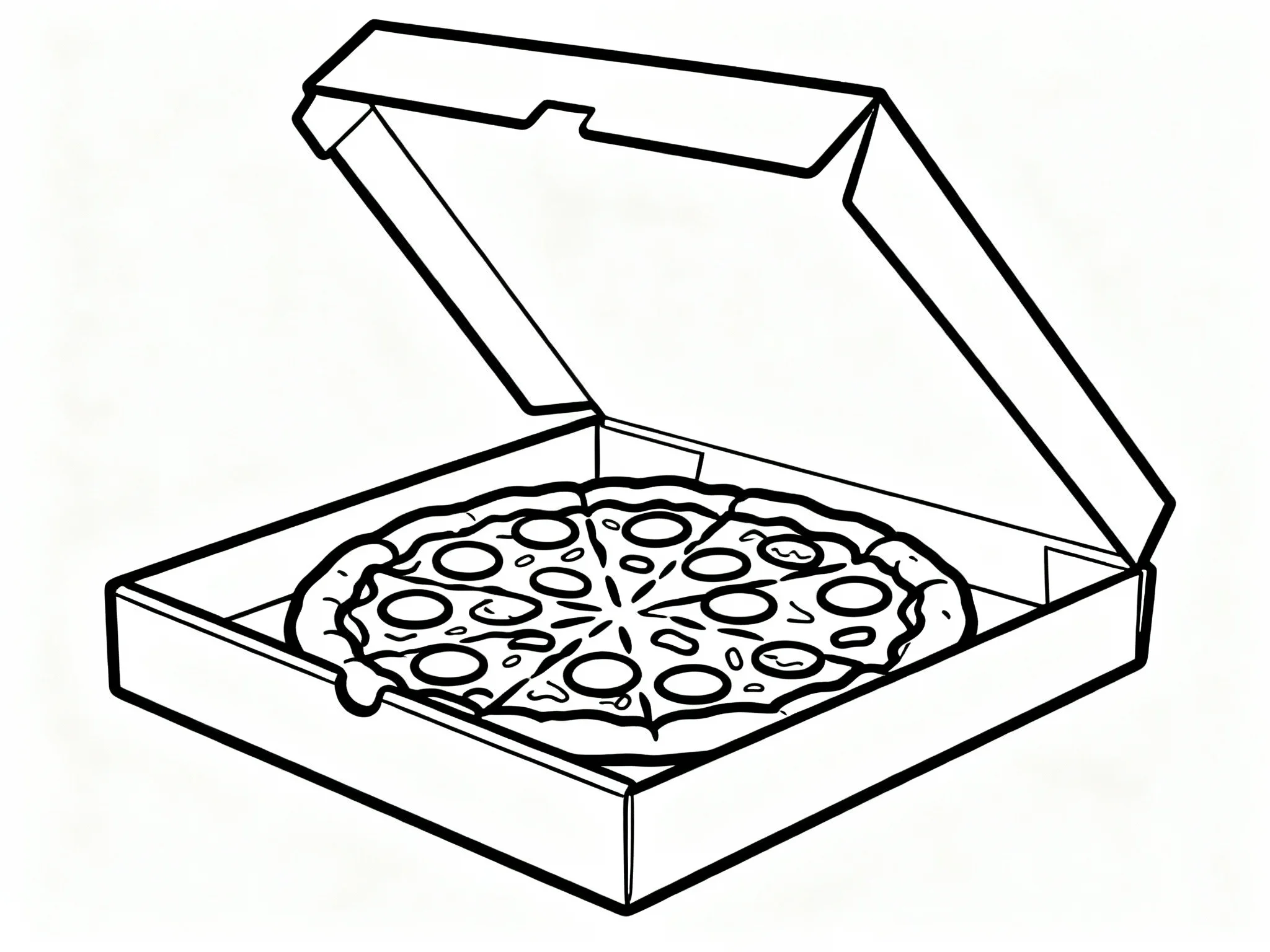 Opening Pizza Box