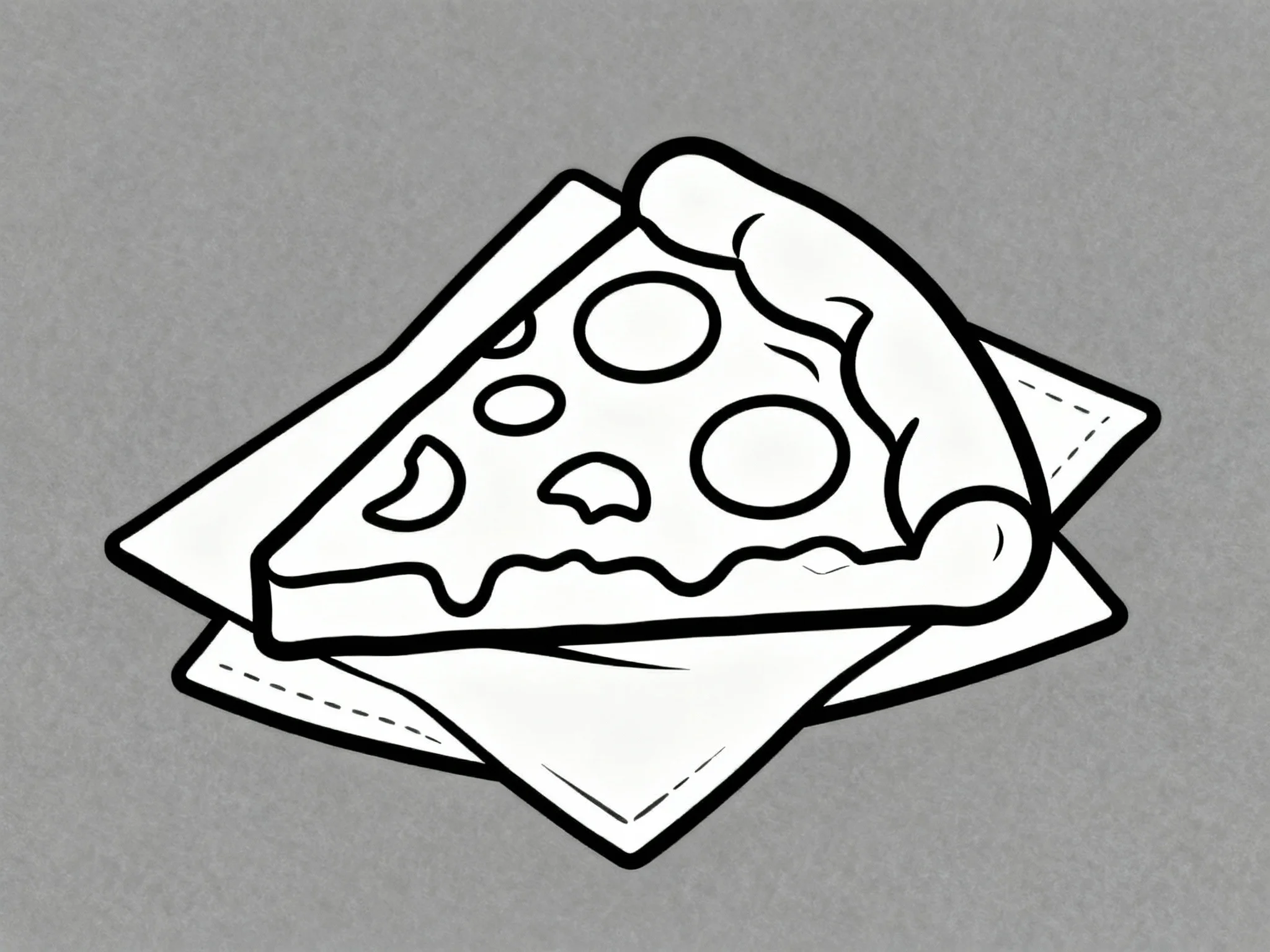 Pizza and Napkin