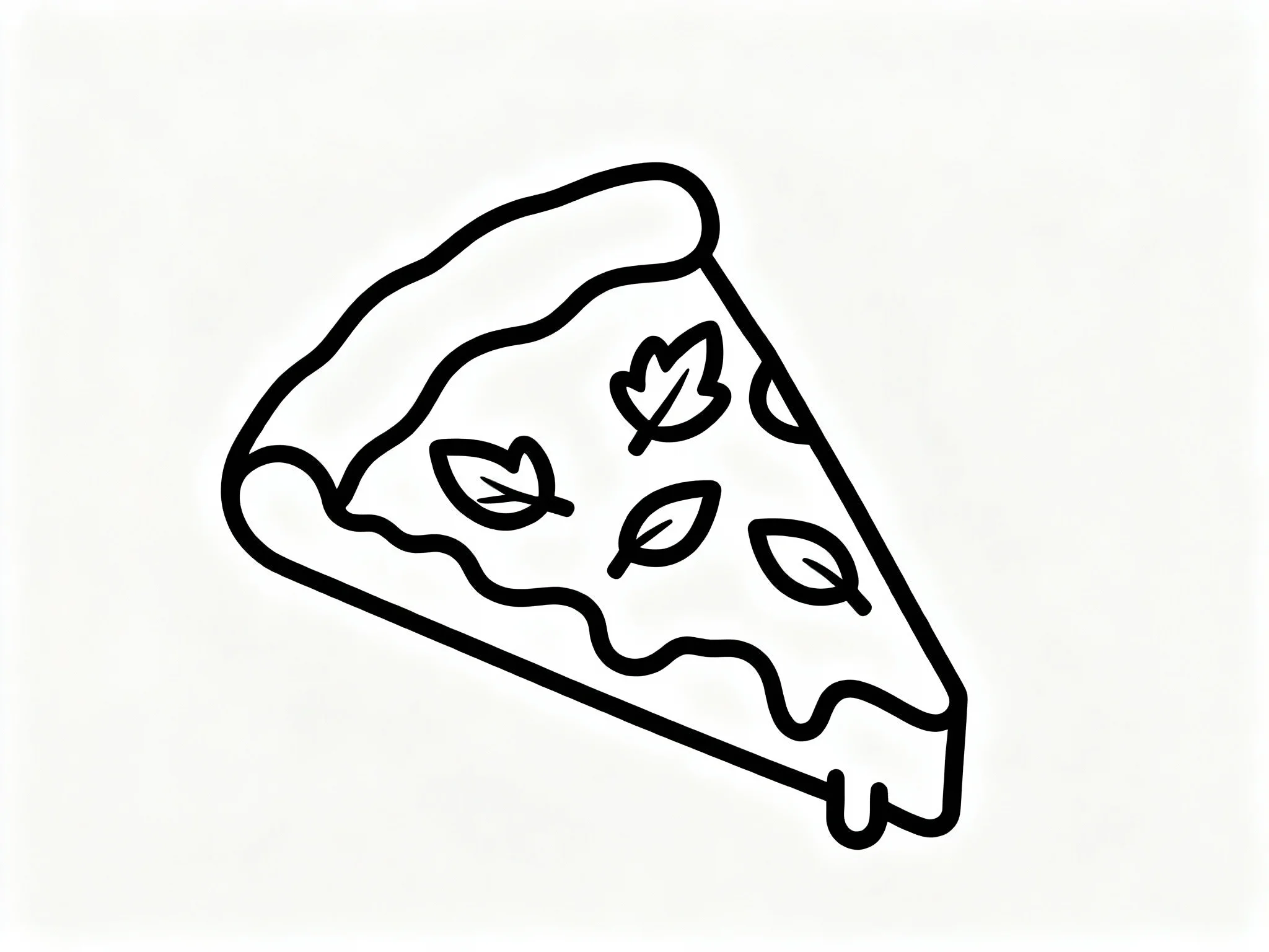 Pizza Slice with Herbs