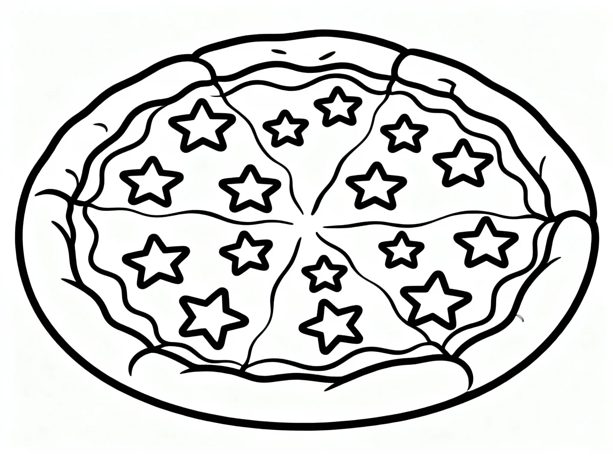 Stars on Pizza