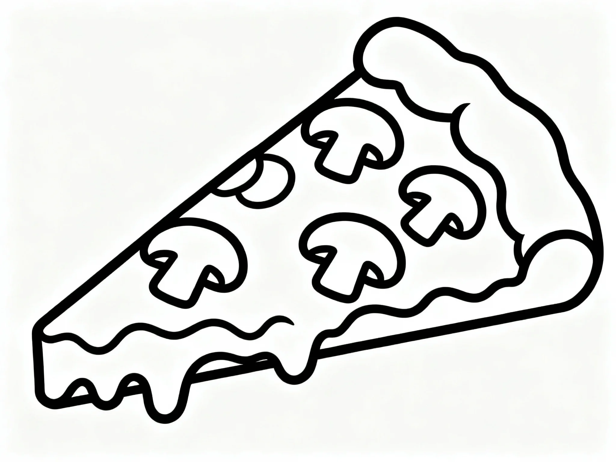 Pizza with Mushrooms