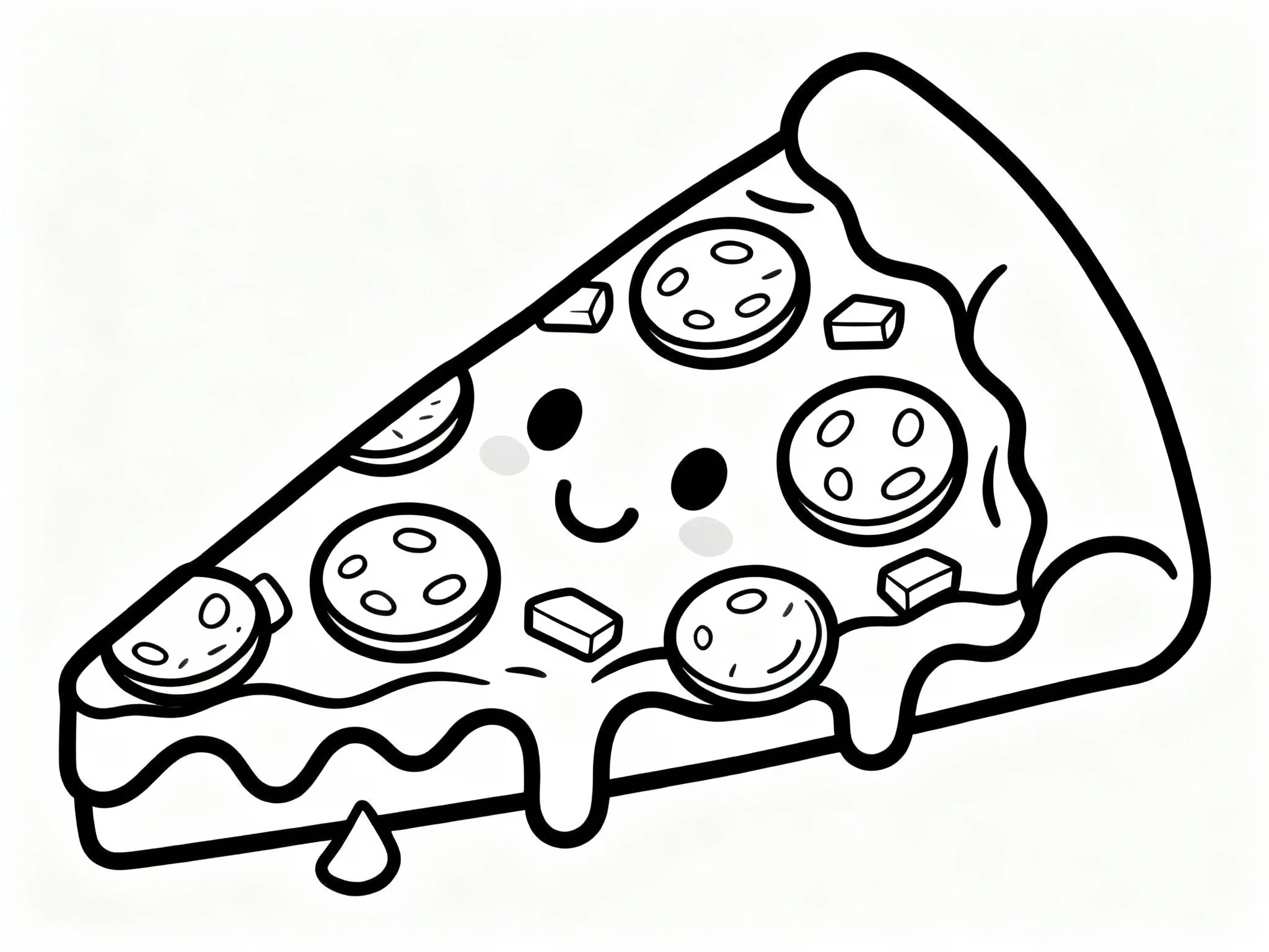 Smiling Pizza Slice