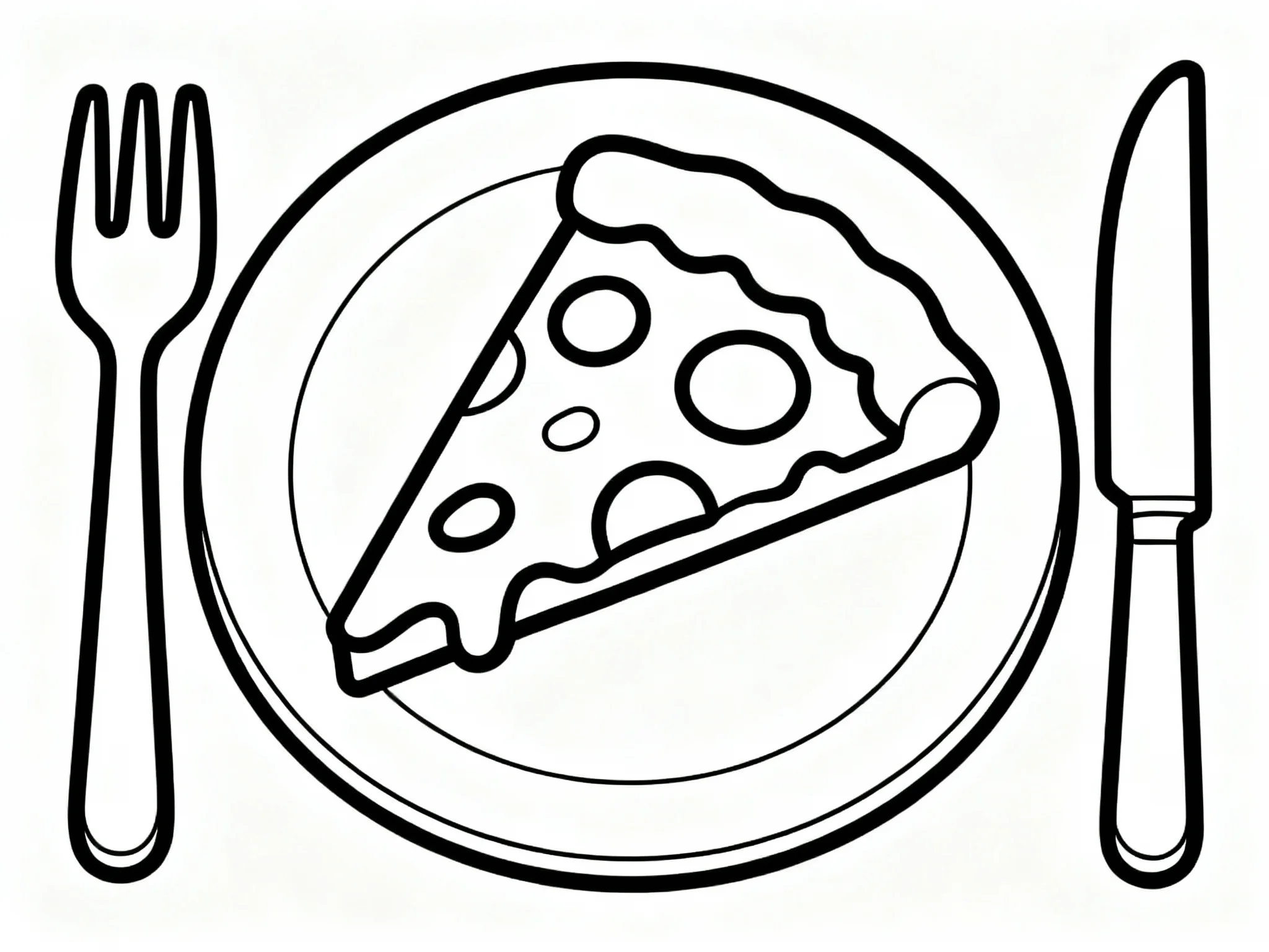 Pizza on a Plate