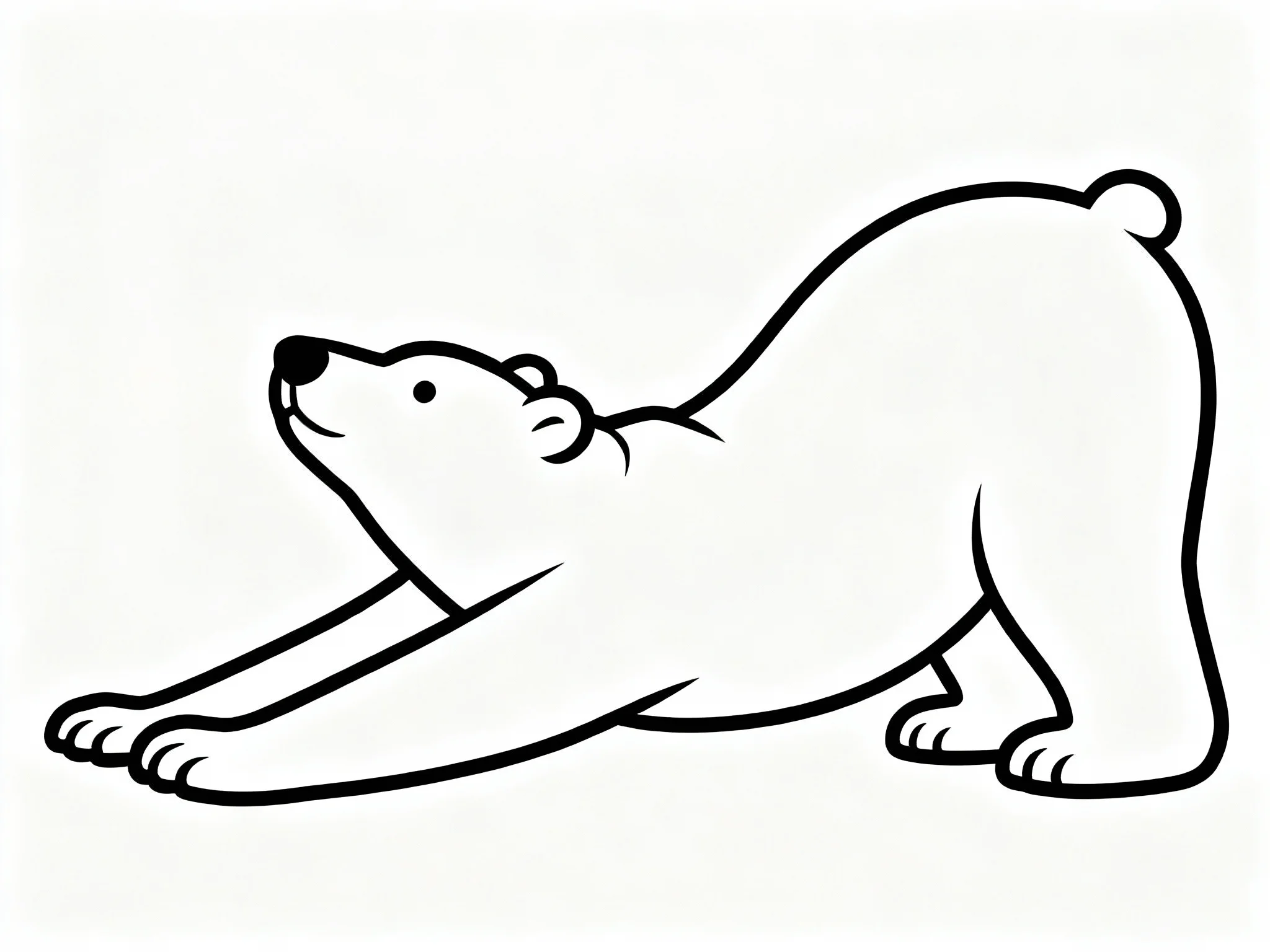 Polar Bear Stretching