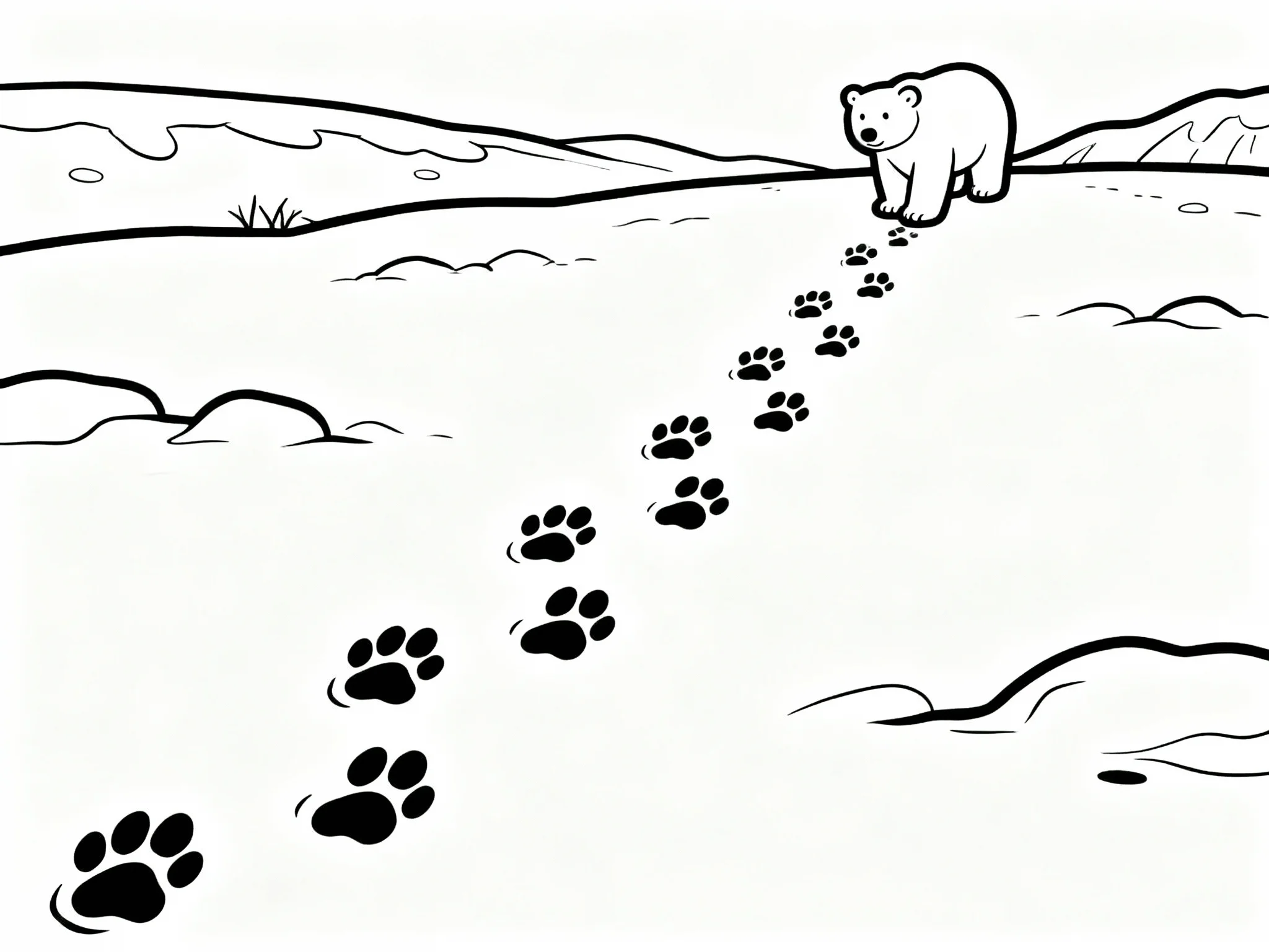 Polar Bear Footprints Trail