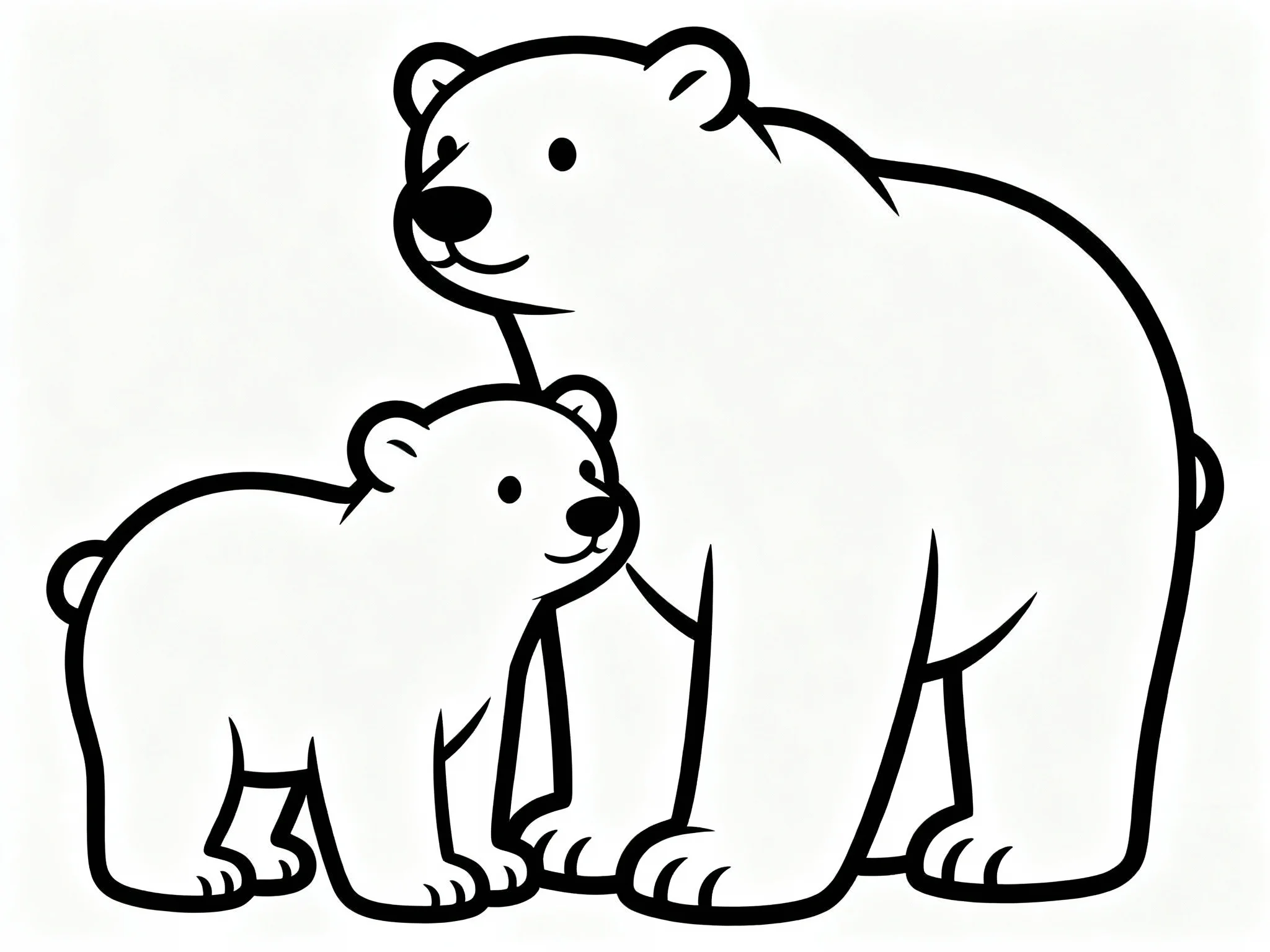 Polar Bear Cub Learning