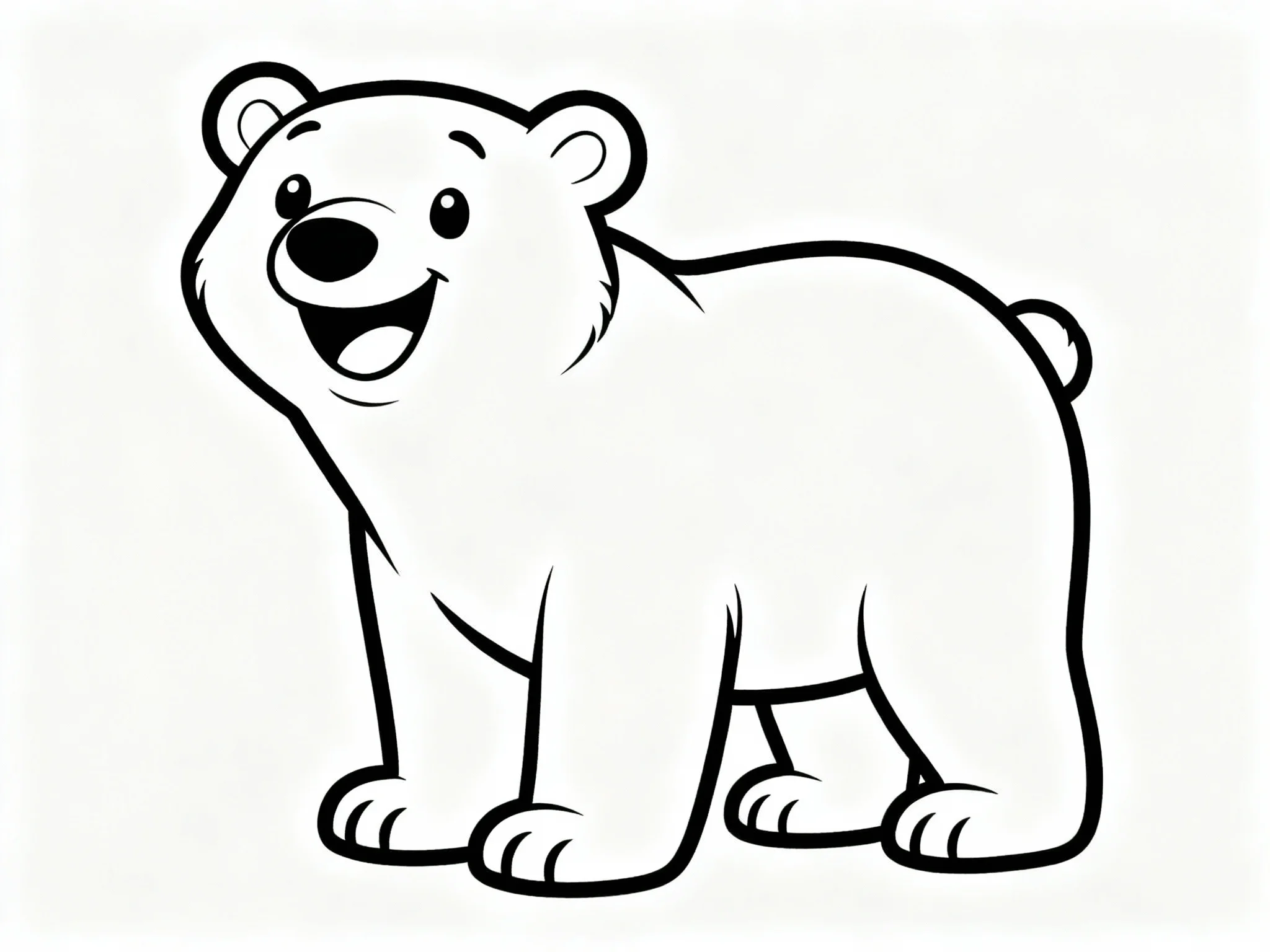 Polar Bear Happy Expression
