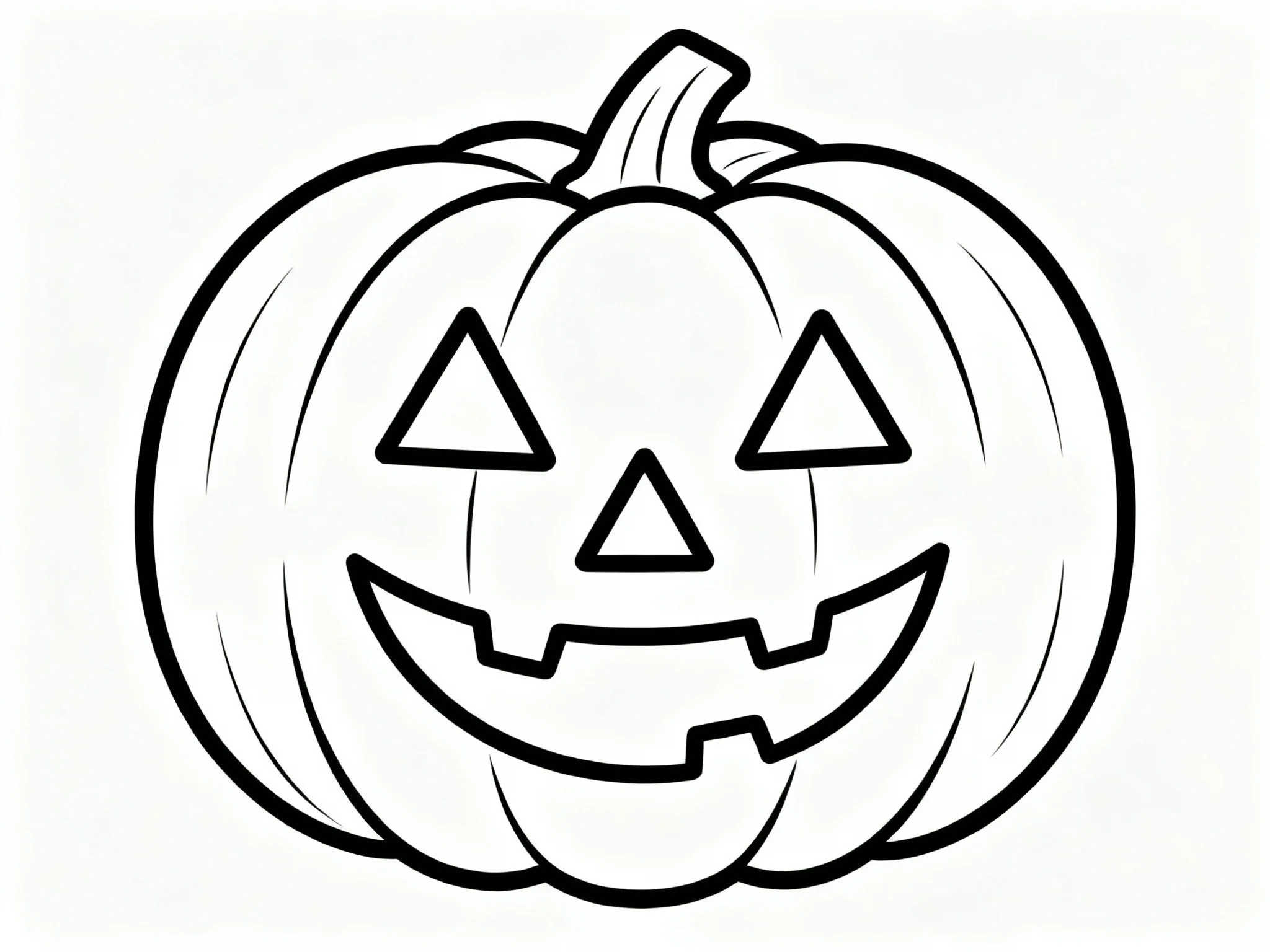 Smiling Pumpkin Face