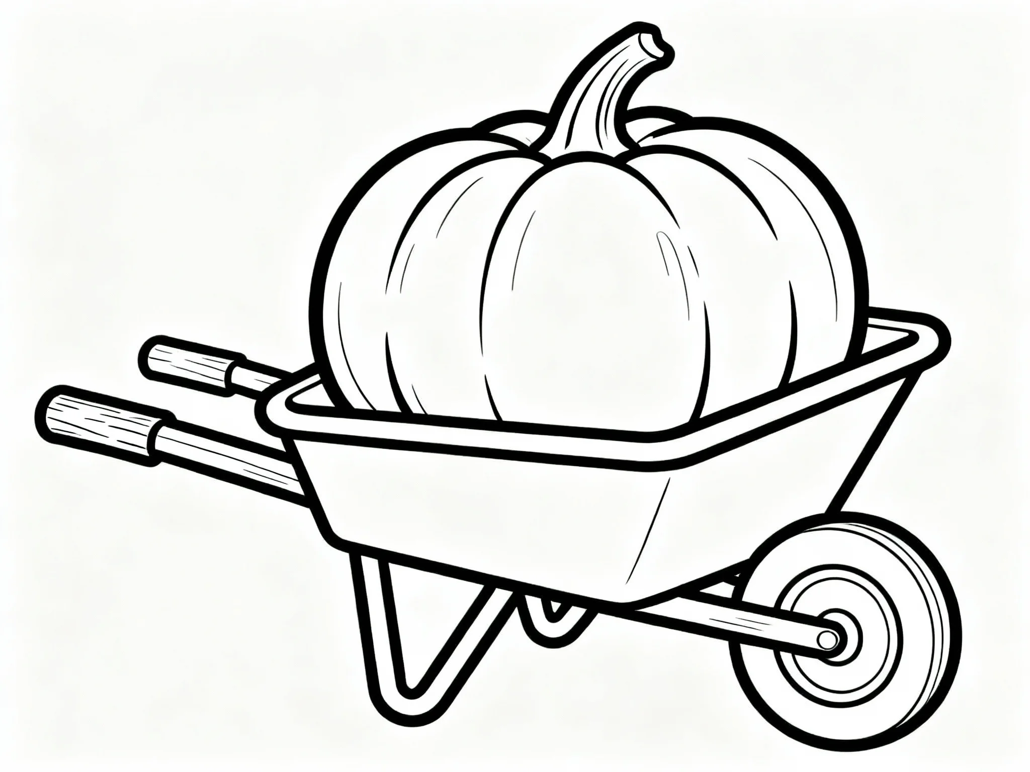 Pumpkin coloring page preview