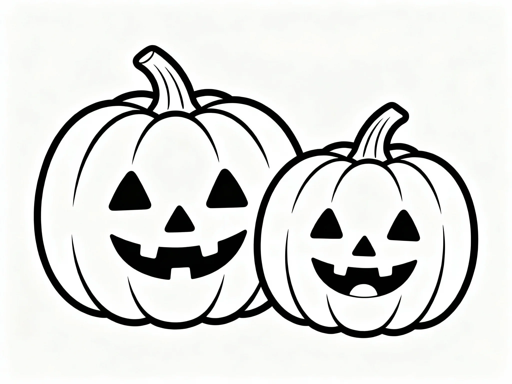 Two Pumpkins Friends