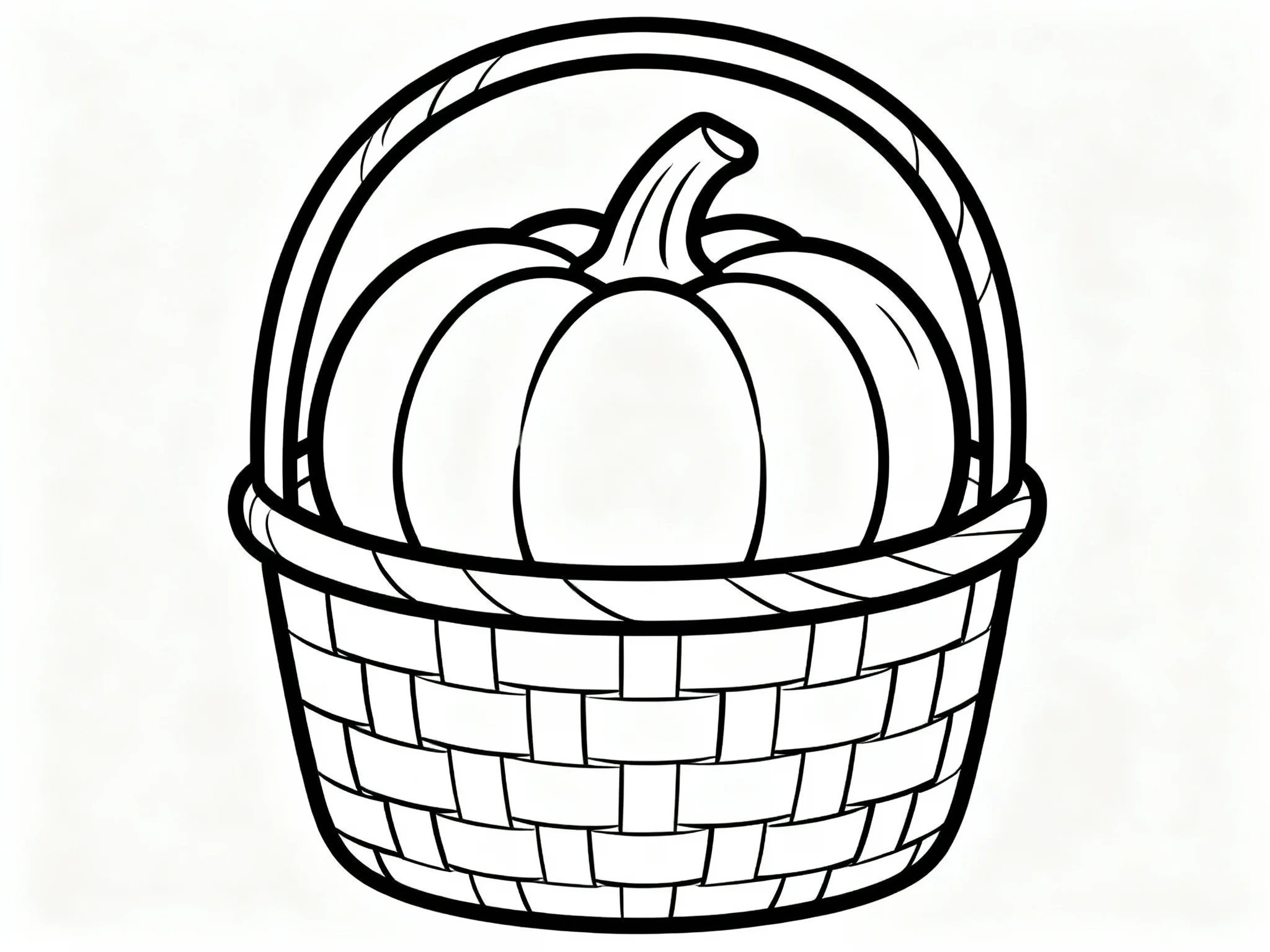 Pumpkin in a Basket