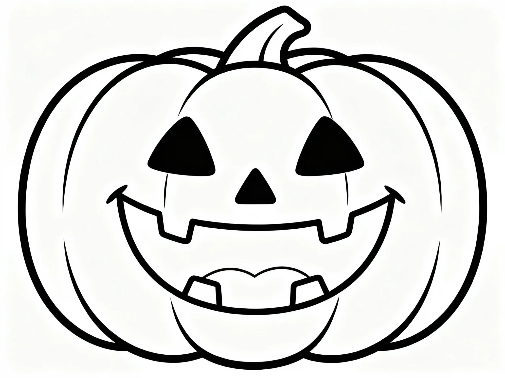 Pumpkin Wearing Smile