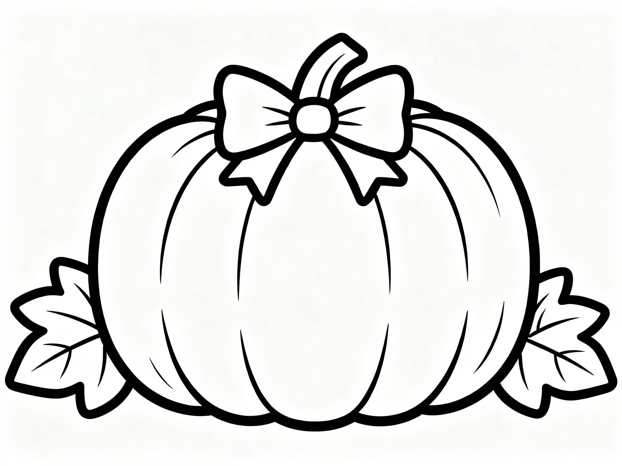 Pumpkin with Bow