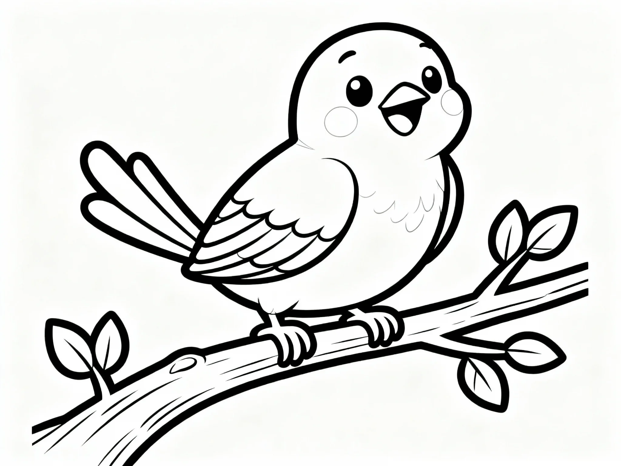 Rainbow Bird on Tree