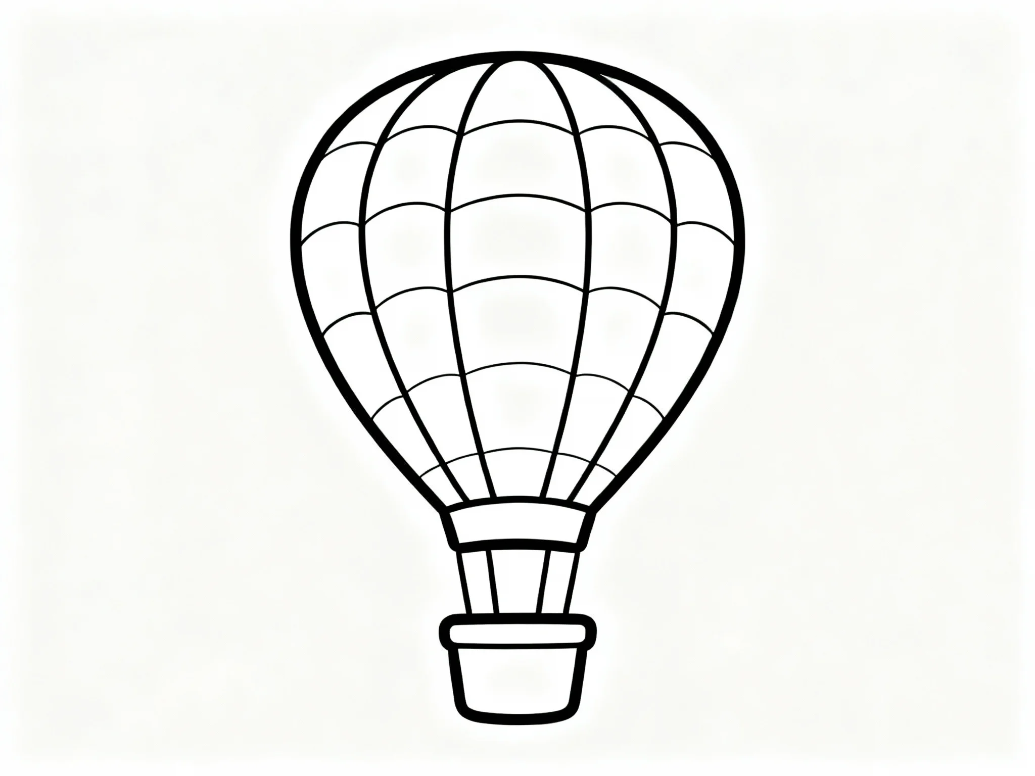 Rainbow Hot Air Balloon