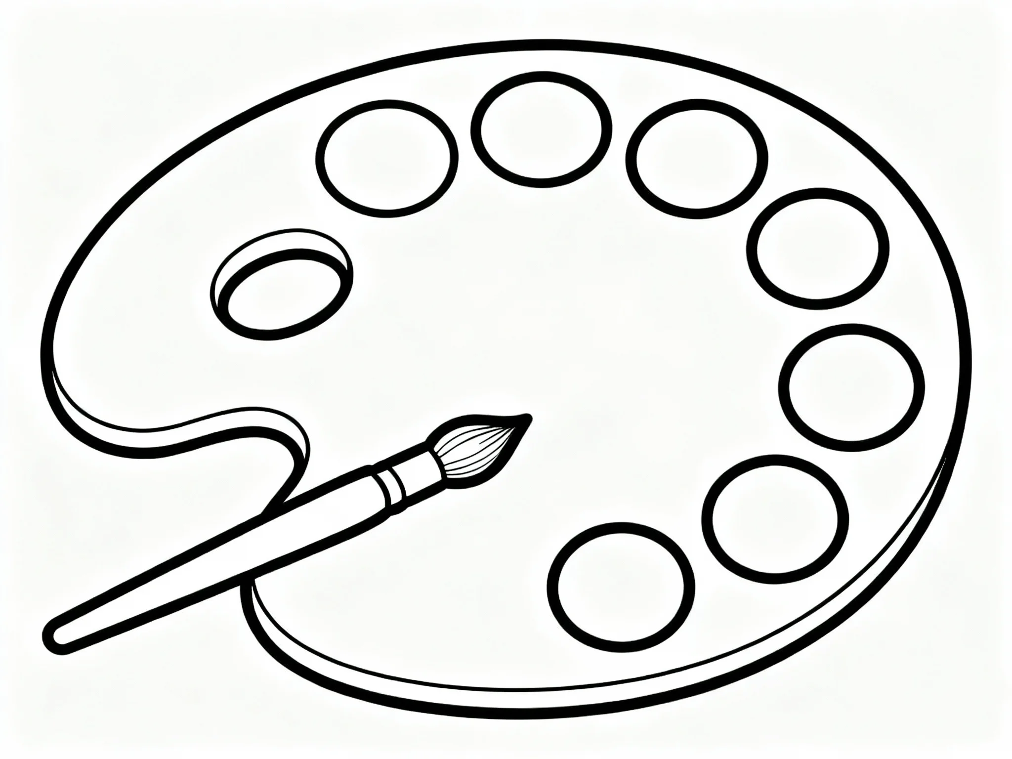 Rainbow Paint Palette