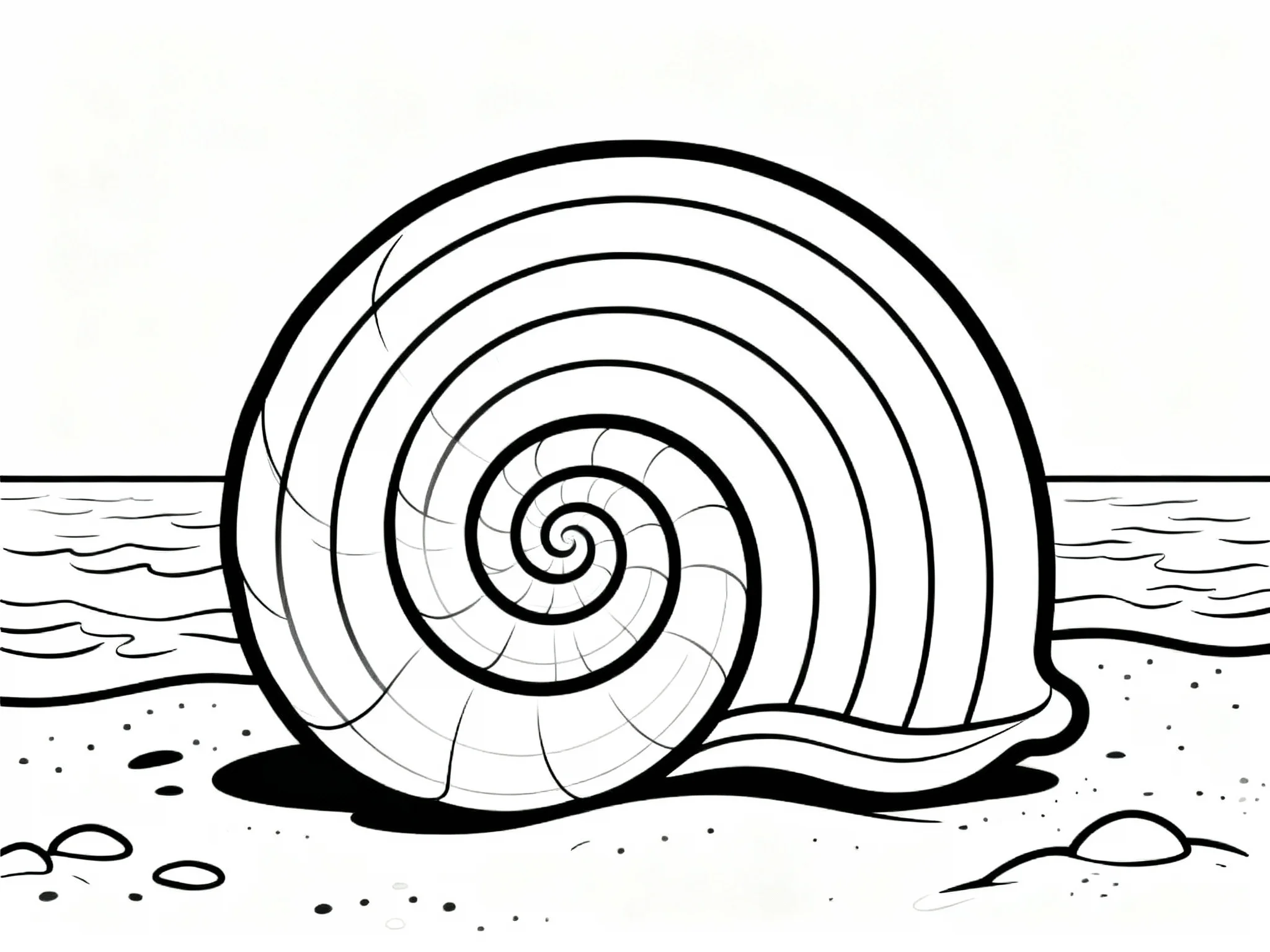 Rainbow Spiral Shell