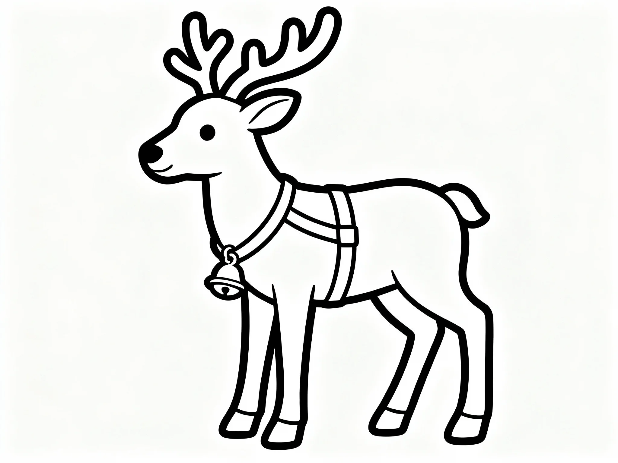 Reindeer with Jingle Bells